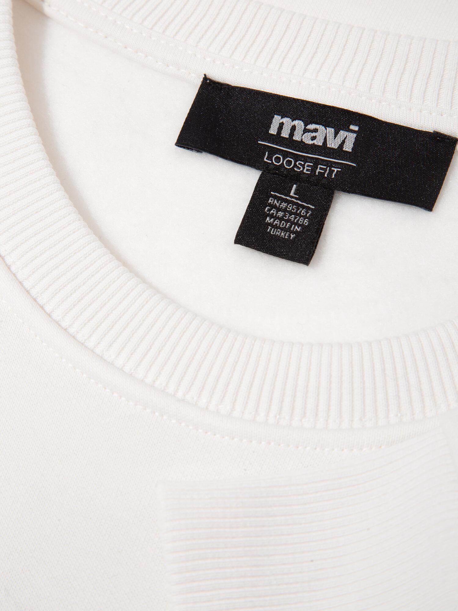 Mavi Chalet Nakışlı Ekru Sweatshirt 0S10484-70057