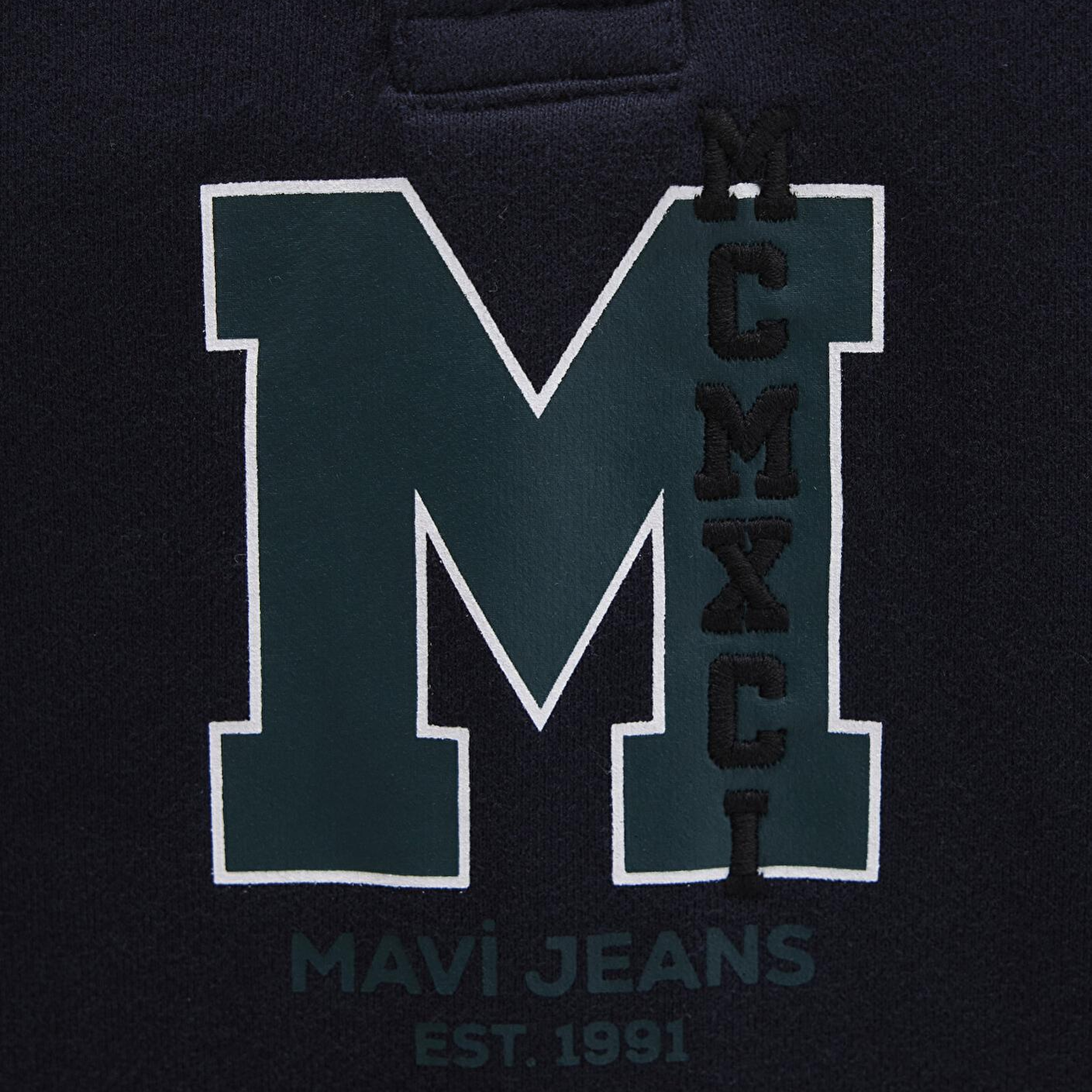 Mavi M Logo Baskılı Lacivert Sweatshirt 0S10494-70490