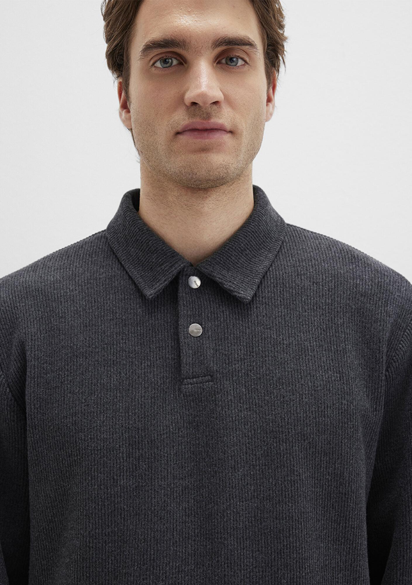 Mavi Antrasit Polo Sweatshirt 0S10476-80023