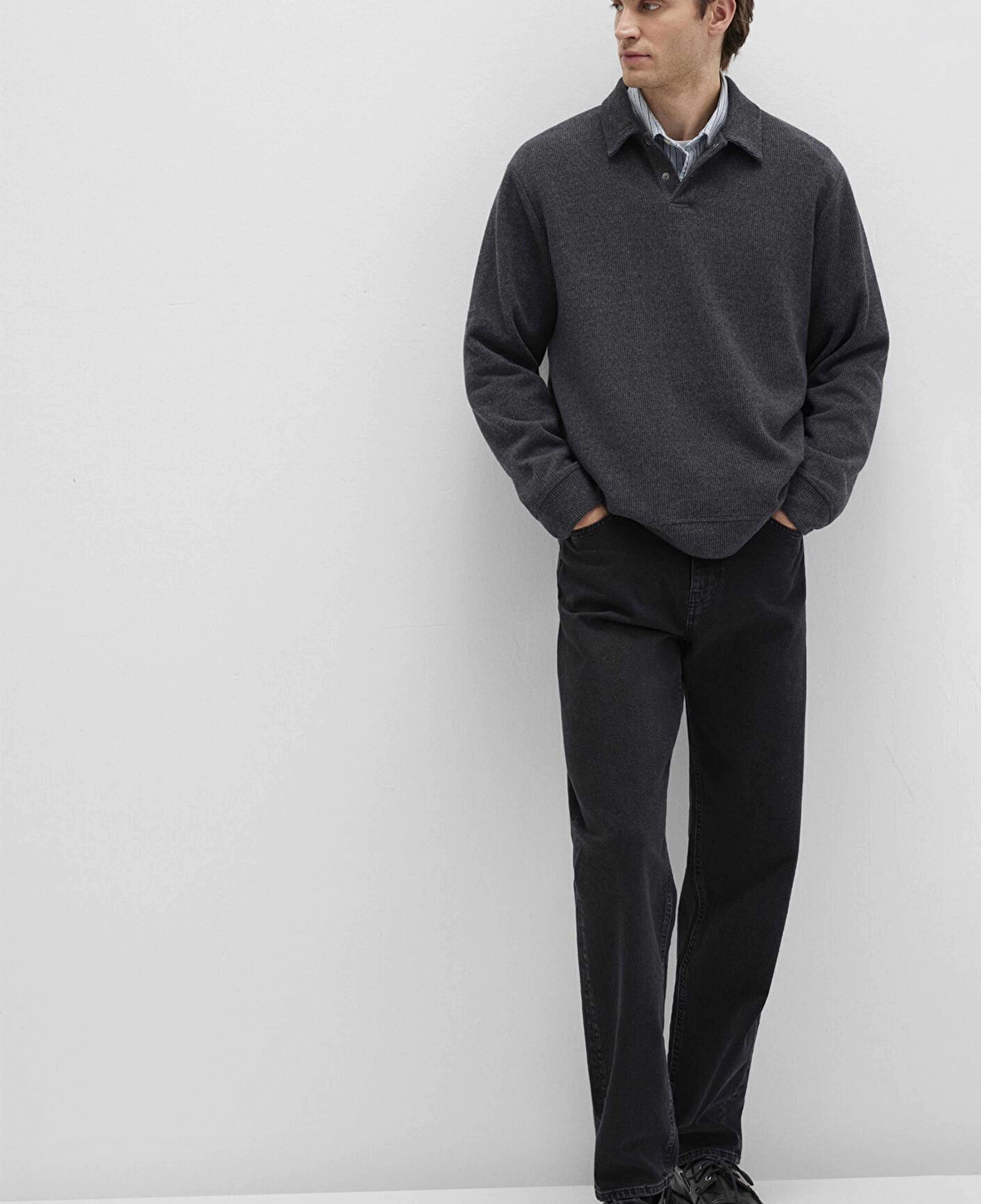 Mavi Antrasit Polo Sweatshirt 0S10476-80023