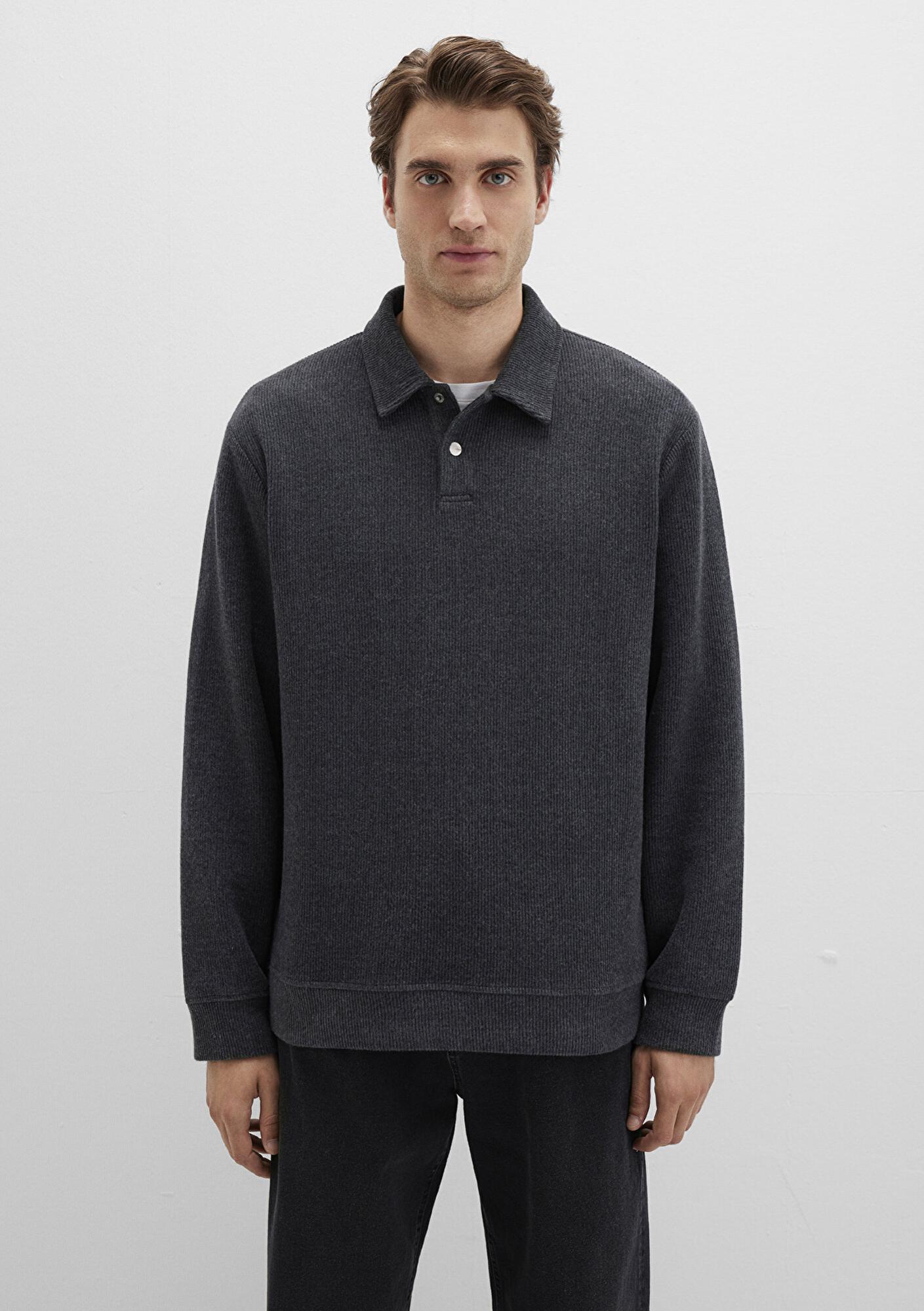 Mavi Antrasit Polo Sweatshirt 0S10476-80023