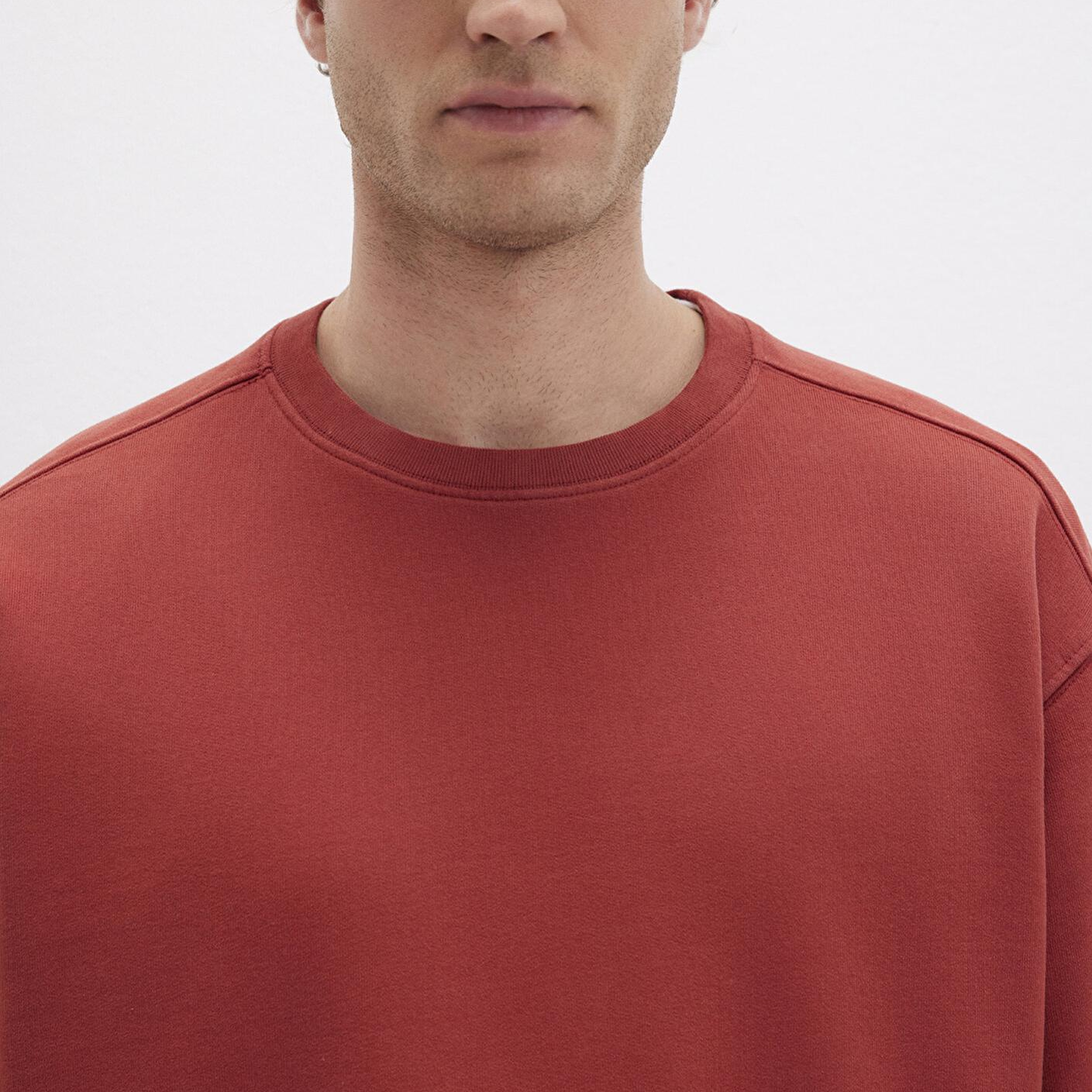 Mavi Bisiklet Yaka Kırmızı Sweatshirt 0S10482-70457