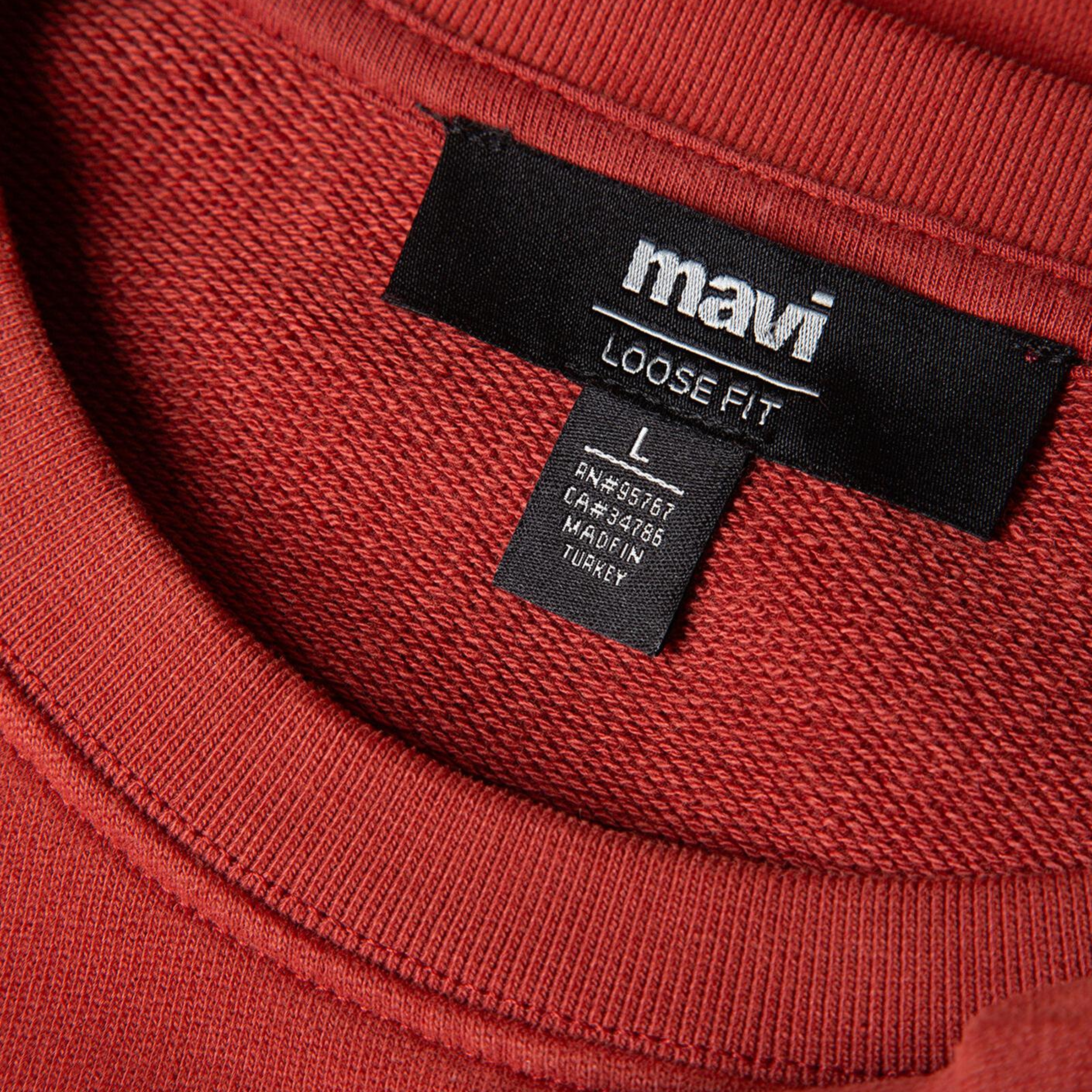 Mavi Bisiklet Yaka Kırmızı Sweatshirt 0S10482-70457