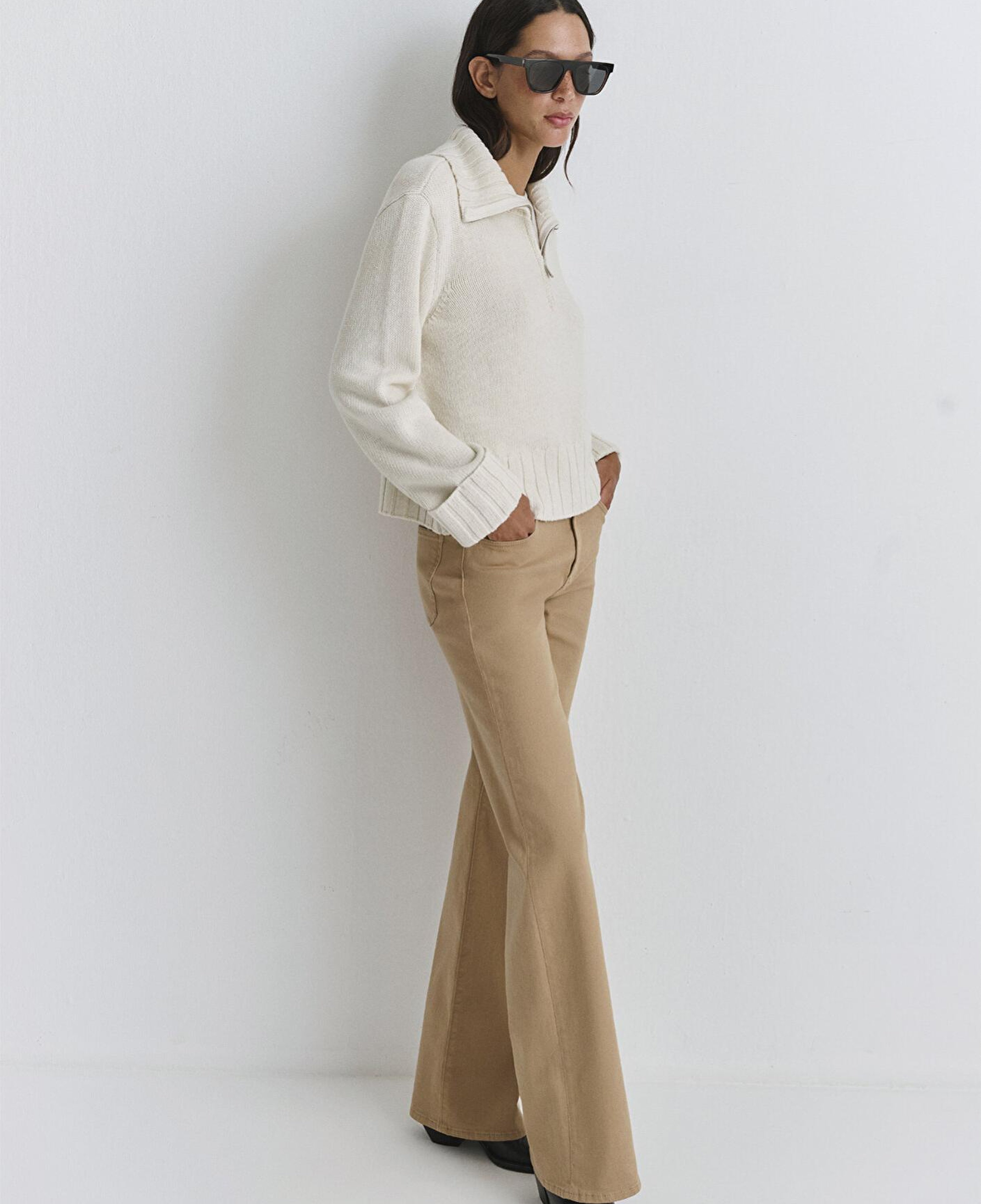 Mavi Malibu Bej Gabardin Pantolon 1010152-91198