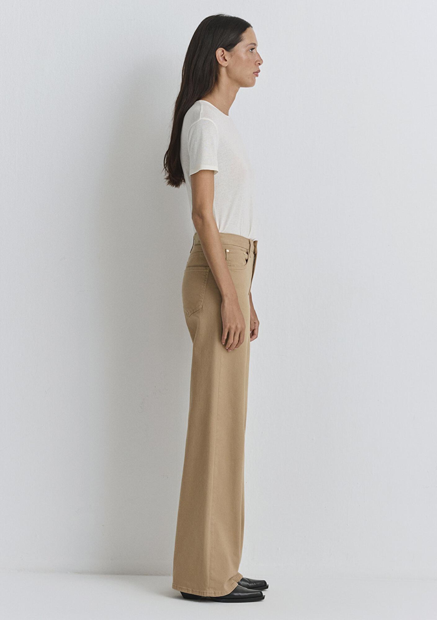 Mavi Malibu Bej Gabardin Pantolon 1010152-91198