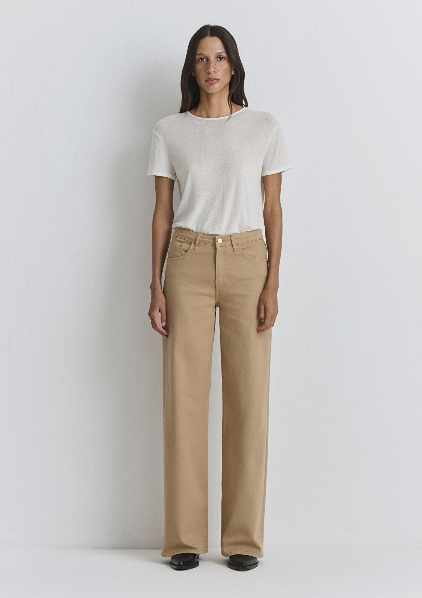 Mavi Malibu Bej Gabardin Pantolon 1010152-91198