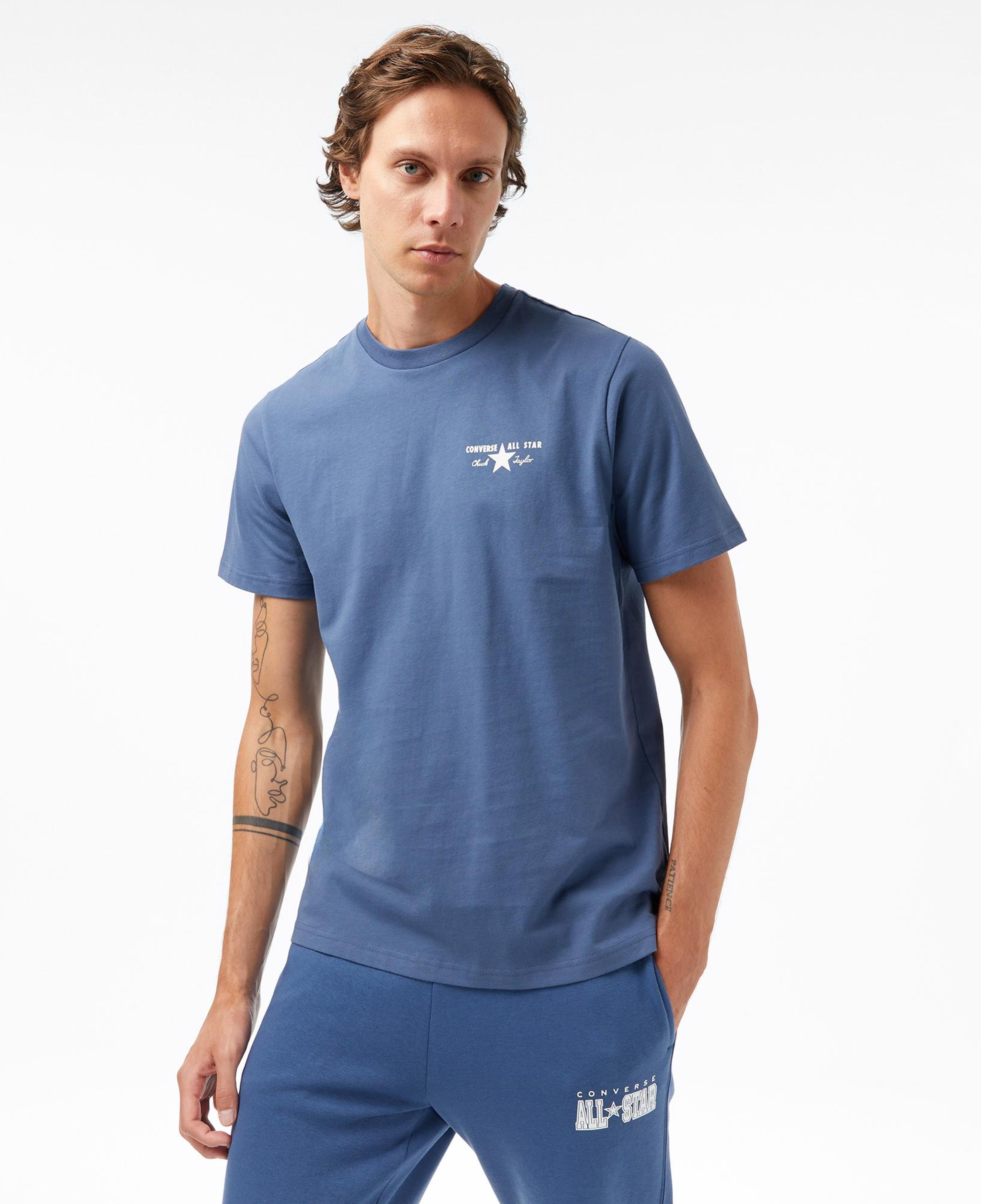 Converse Erkek Mavi T-Shirt