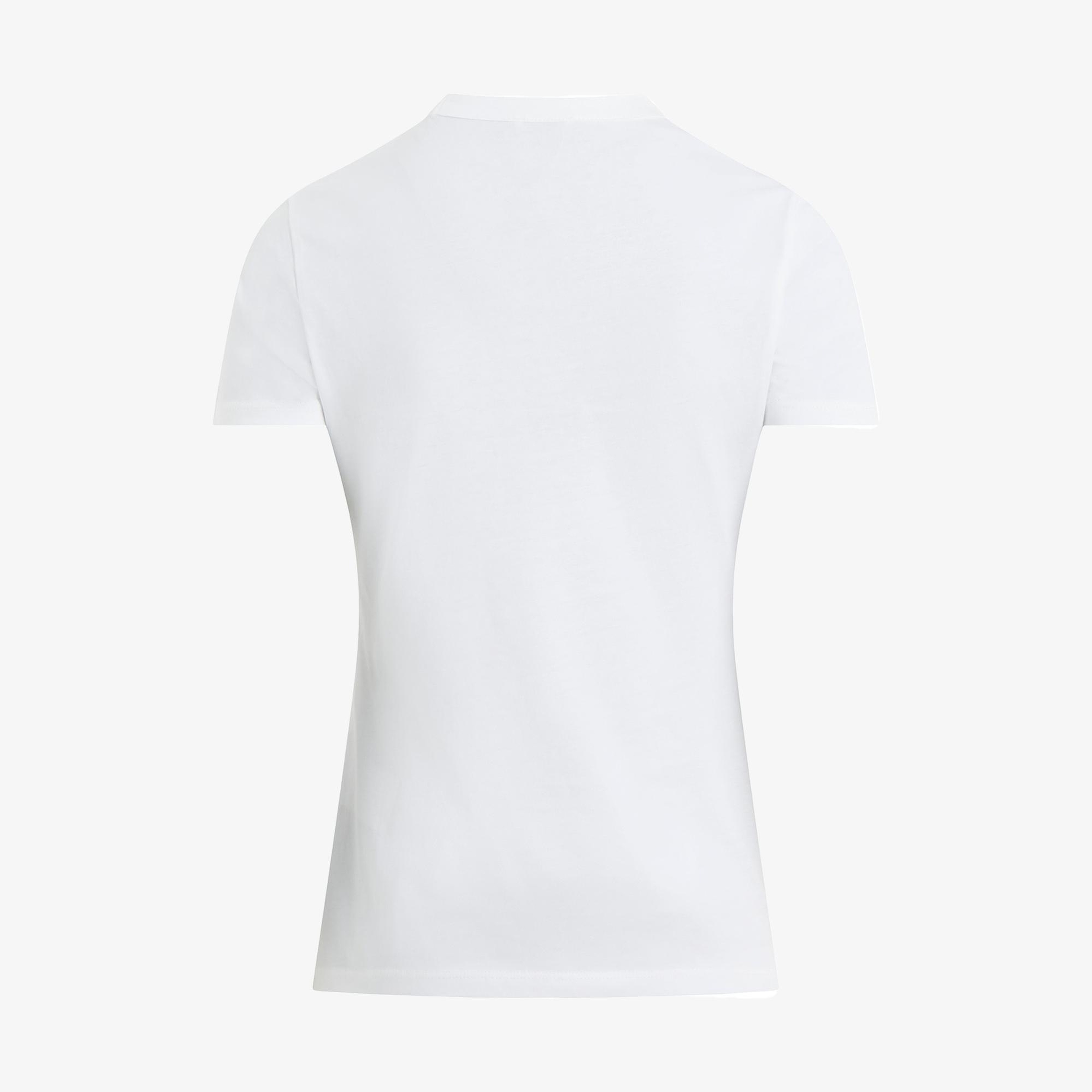 Calvin Klein Graphic Slim Kadın Beyaz T-Shirt