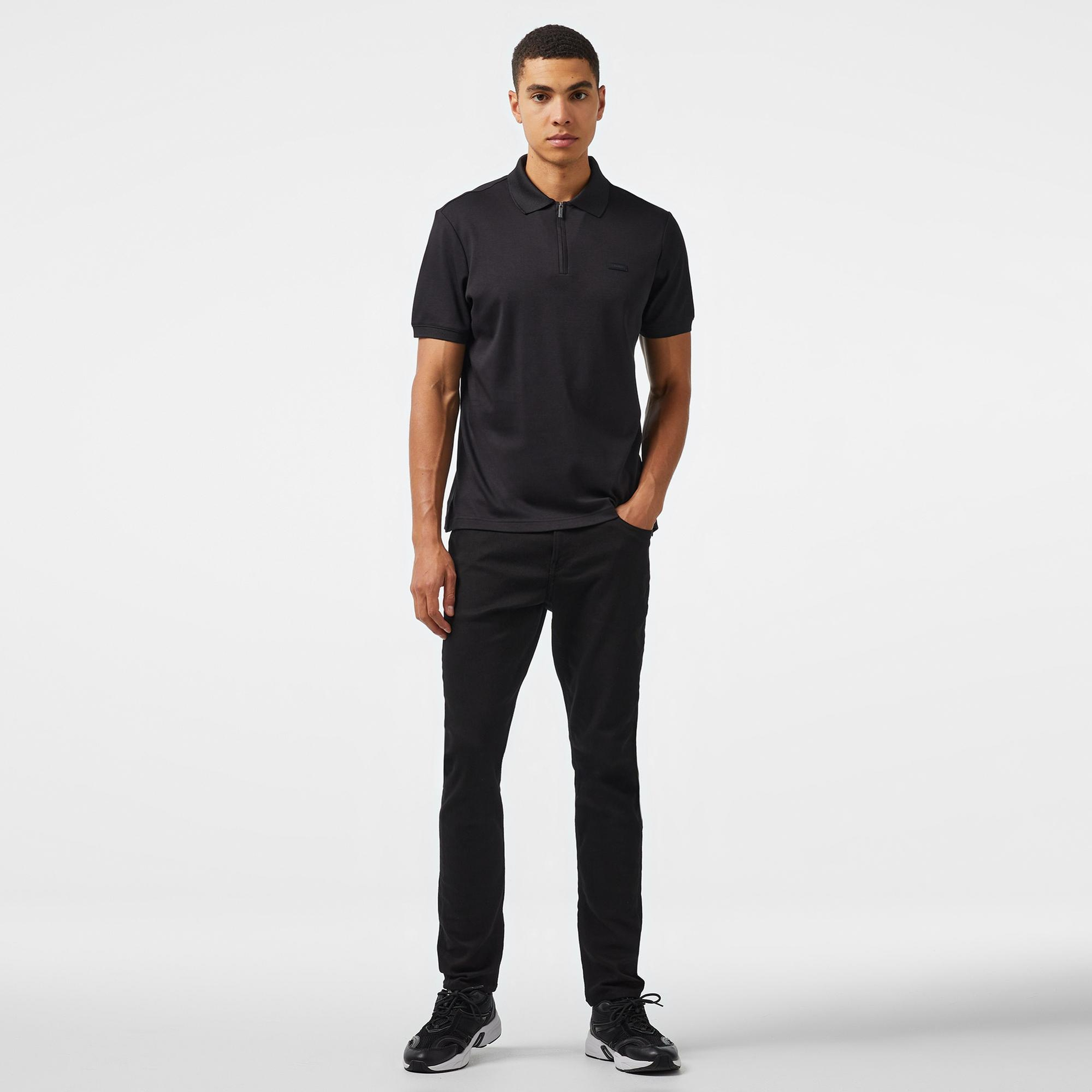 Calvin Klein Essentials Erkek Siyah Polo