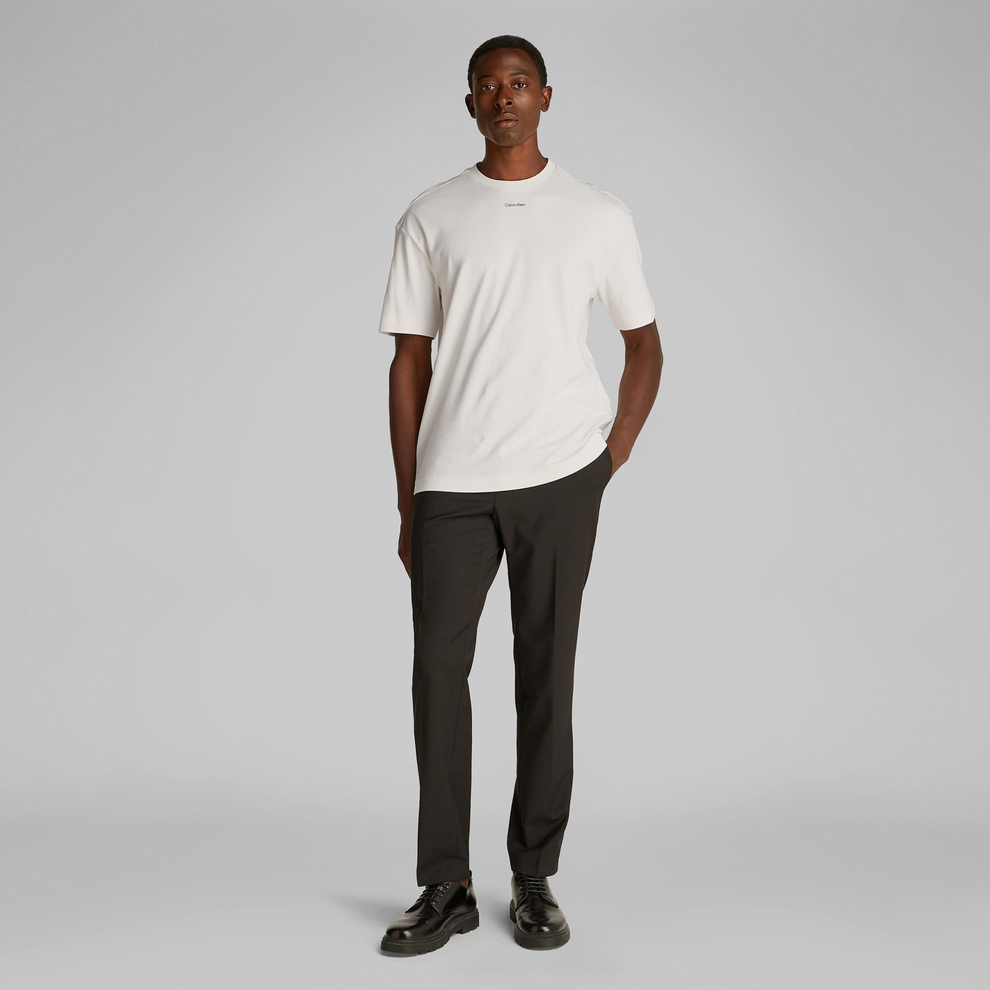 Calvin Klein Erkek Beyaz T-Shirt