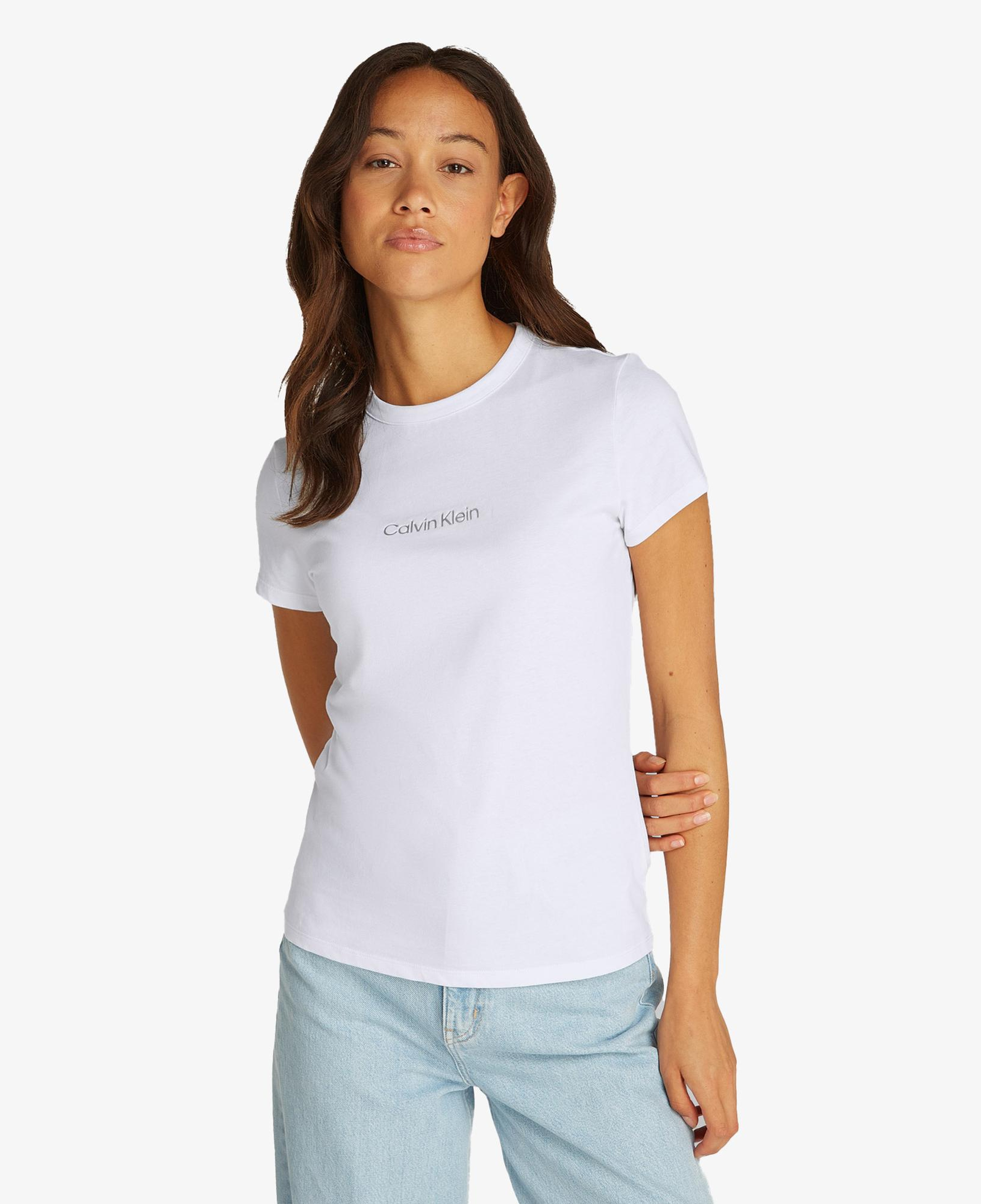 Calvin Klein Kadın Beyaz T-Shirt