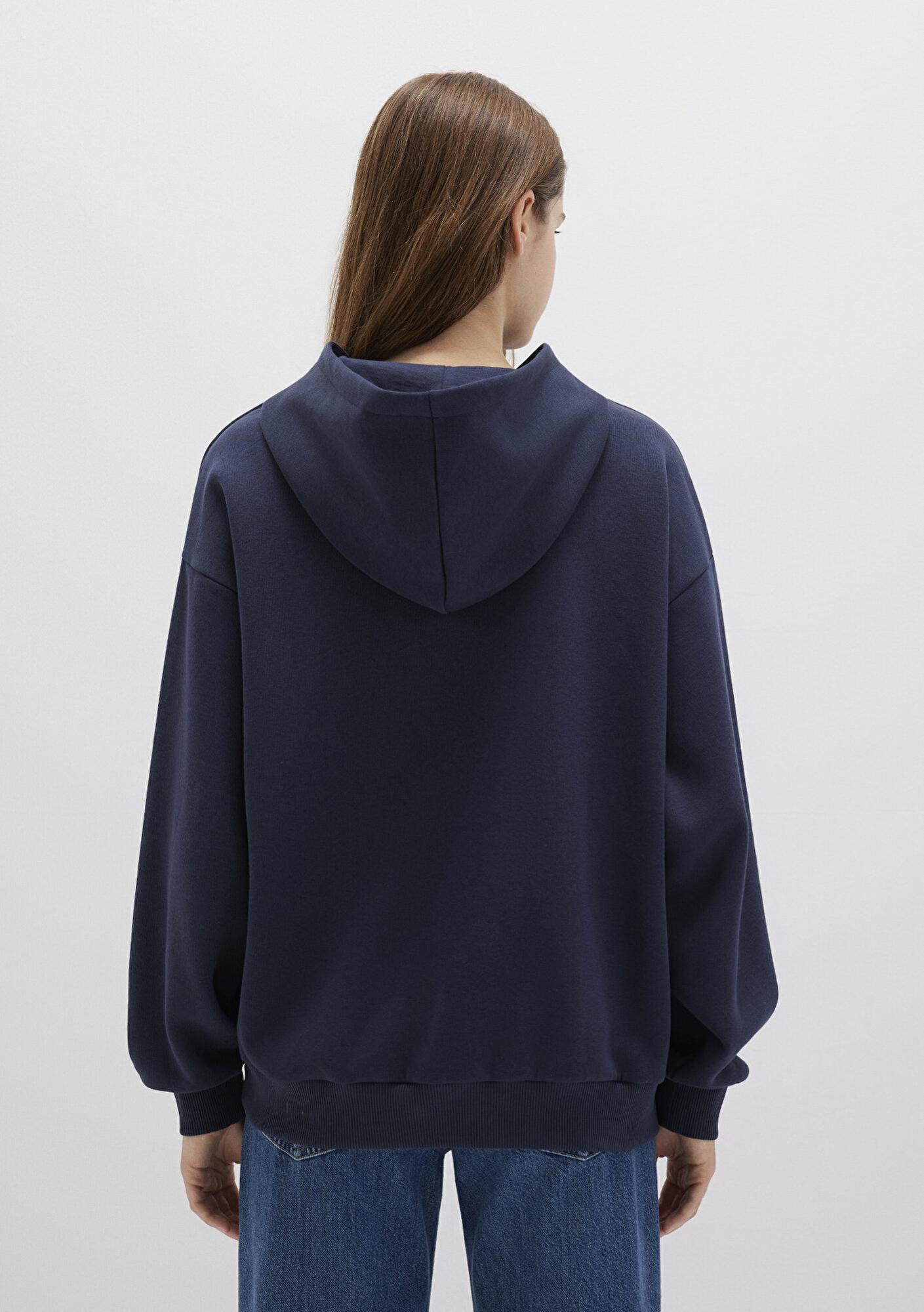 Mavi Mavi Kedi Logo Lacivert Sweatshirt 1S10461-70488