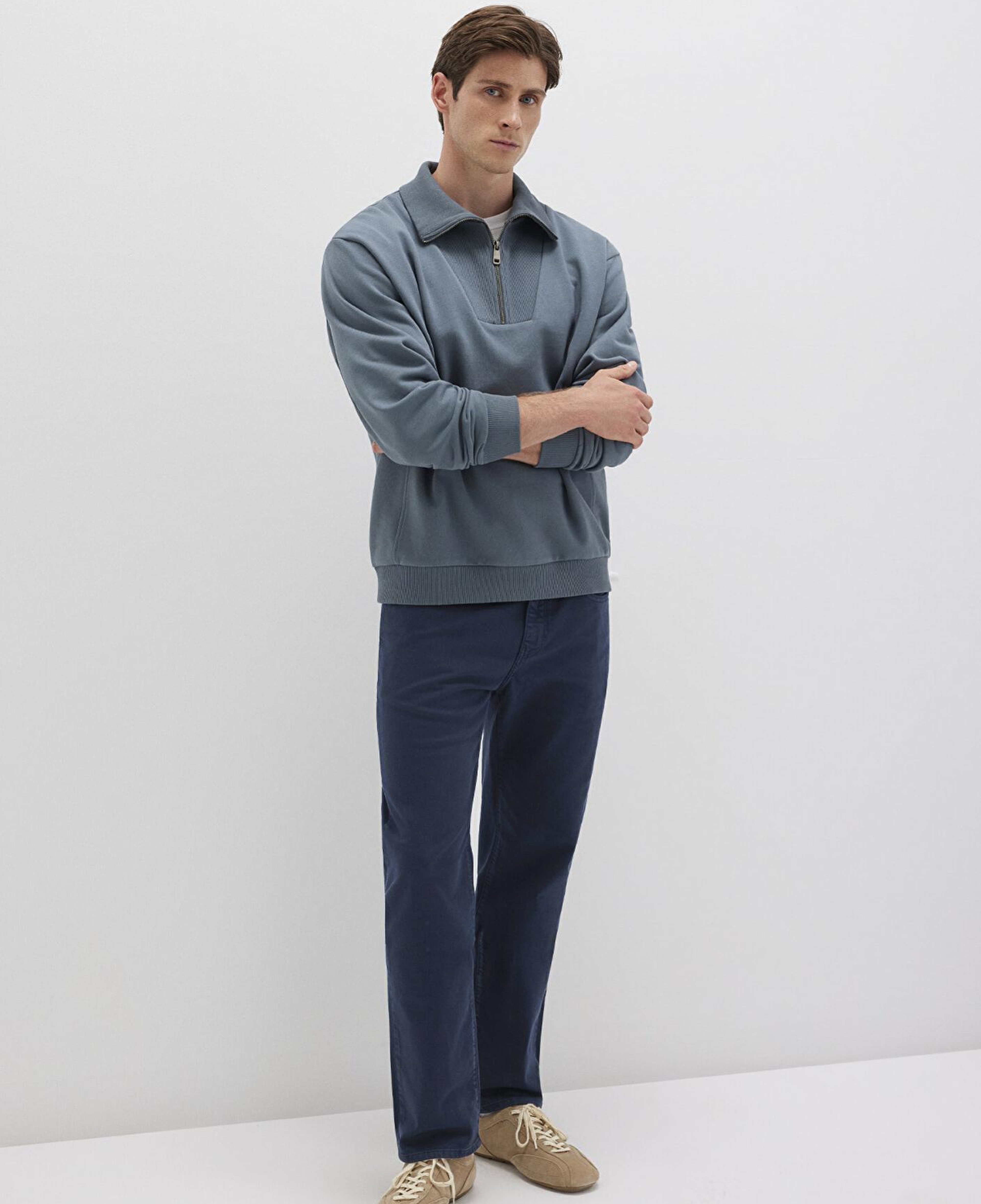 Mavi Lisbon Koyu Lacivert Denim Gabardin Pantolon 0010039-90682