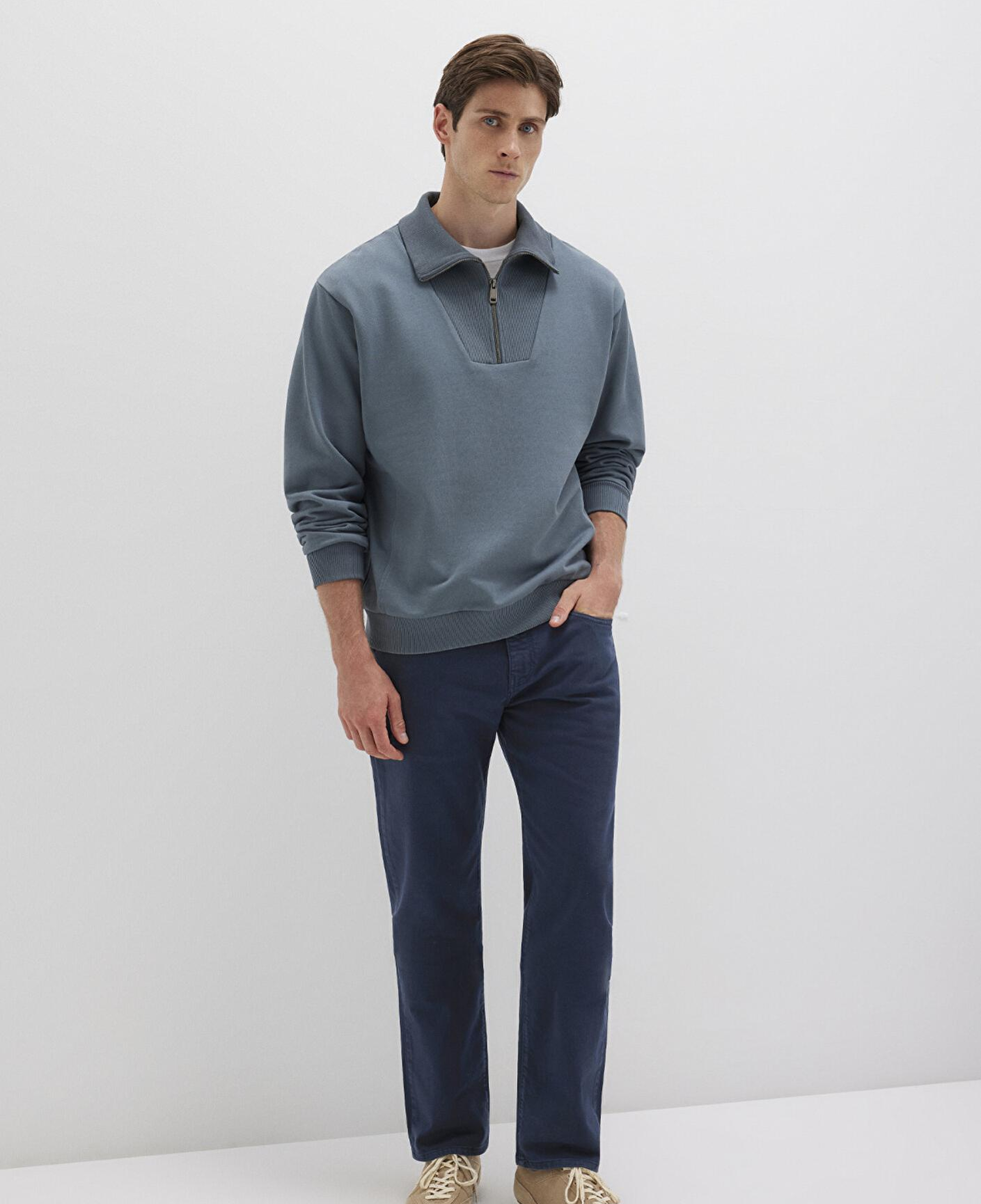 Mavi Lisbon Koyu Lacivert Denim Gabardin Pantolon 0010039-90682