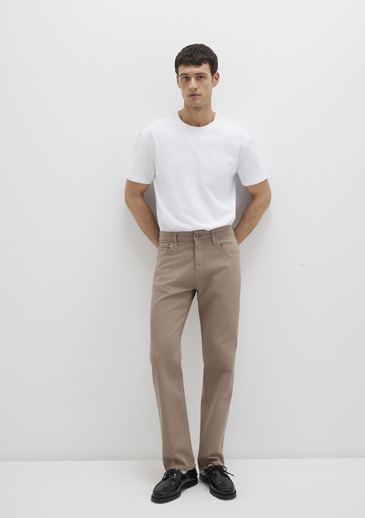 Mavi Lisbon Bej Denim Gabardin Pantolon 0010039-90681