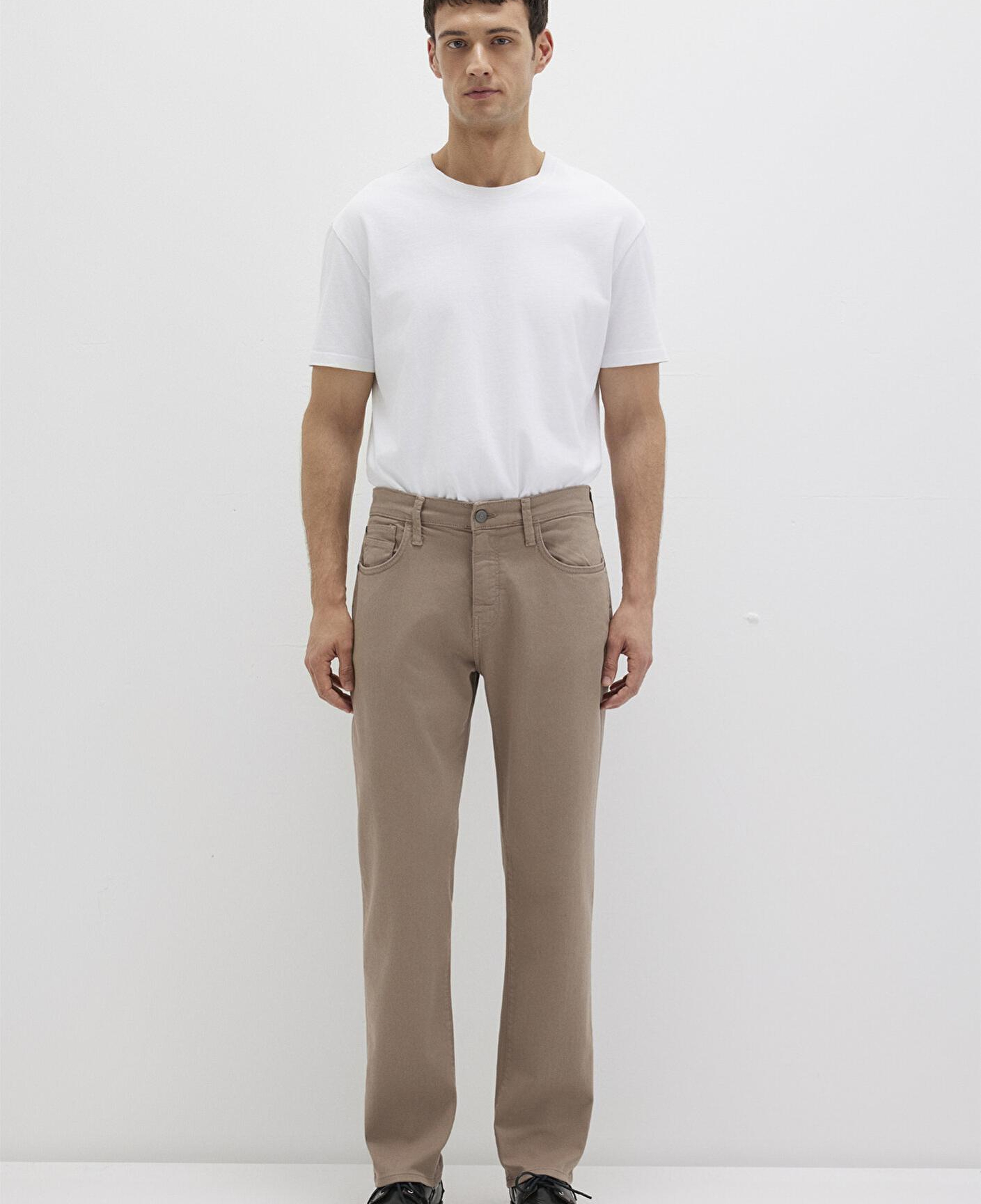 Mavi Lisbon Bej Denim Gabardin Pantolon 0010039-90681