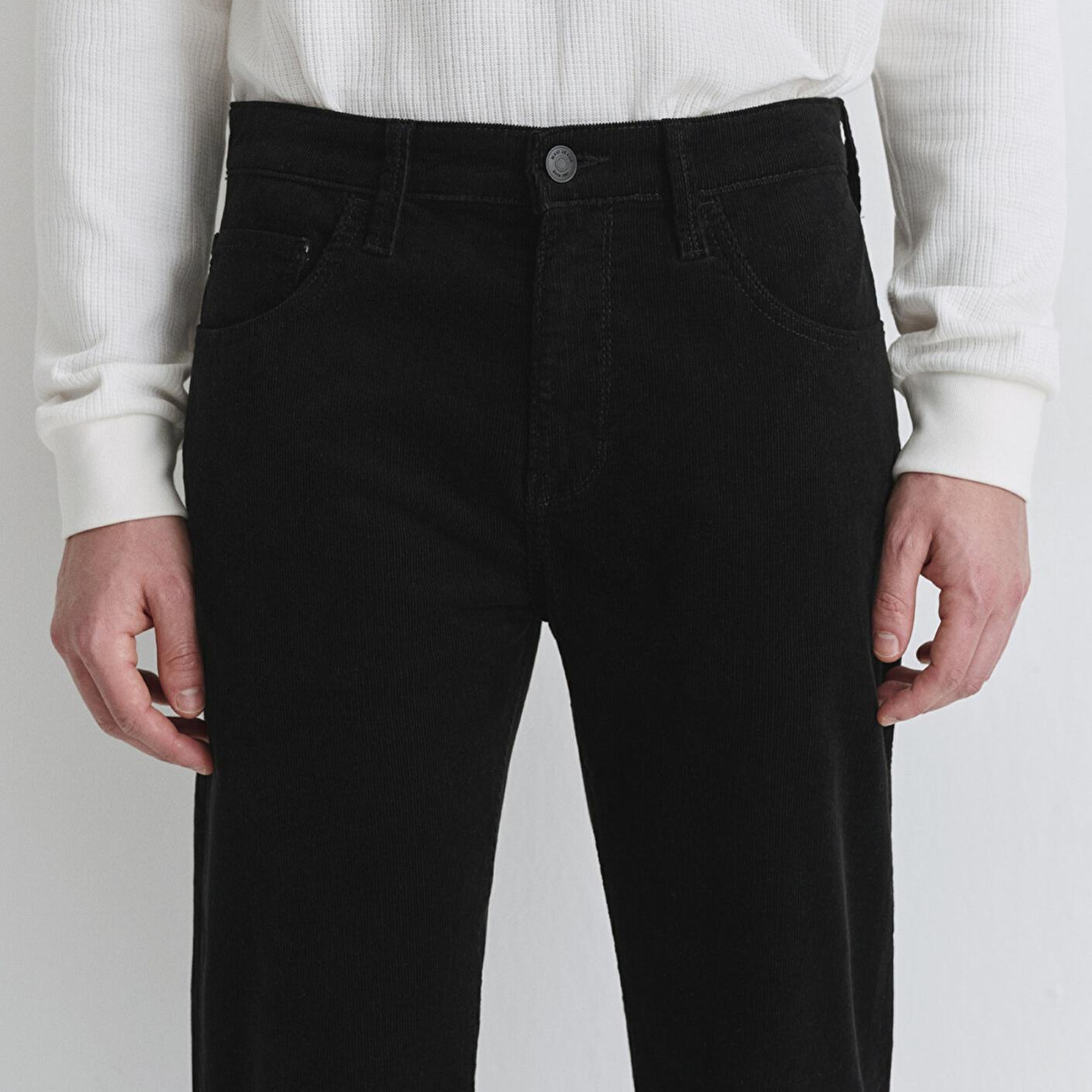 Mavi Lisbon Siyah Kadife Pantolon 0010039-30269