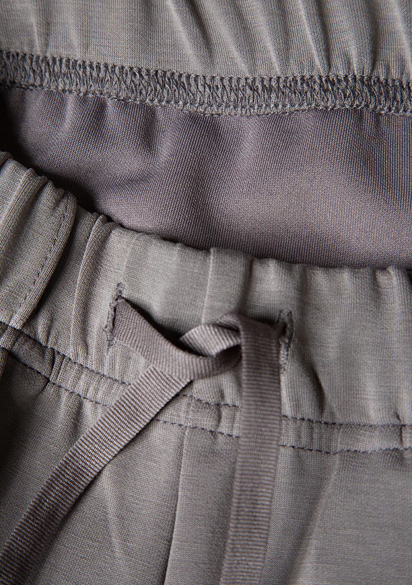 Mavi Şerit Detaylı (TENCEL™) Modal Gri Eşofman Altı 1011104-82577