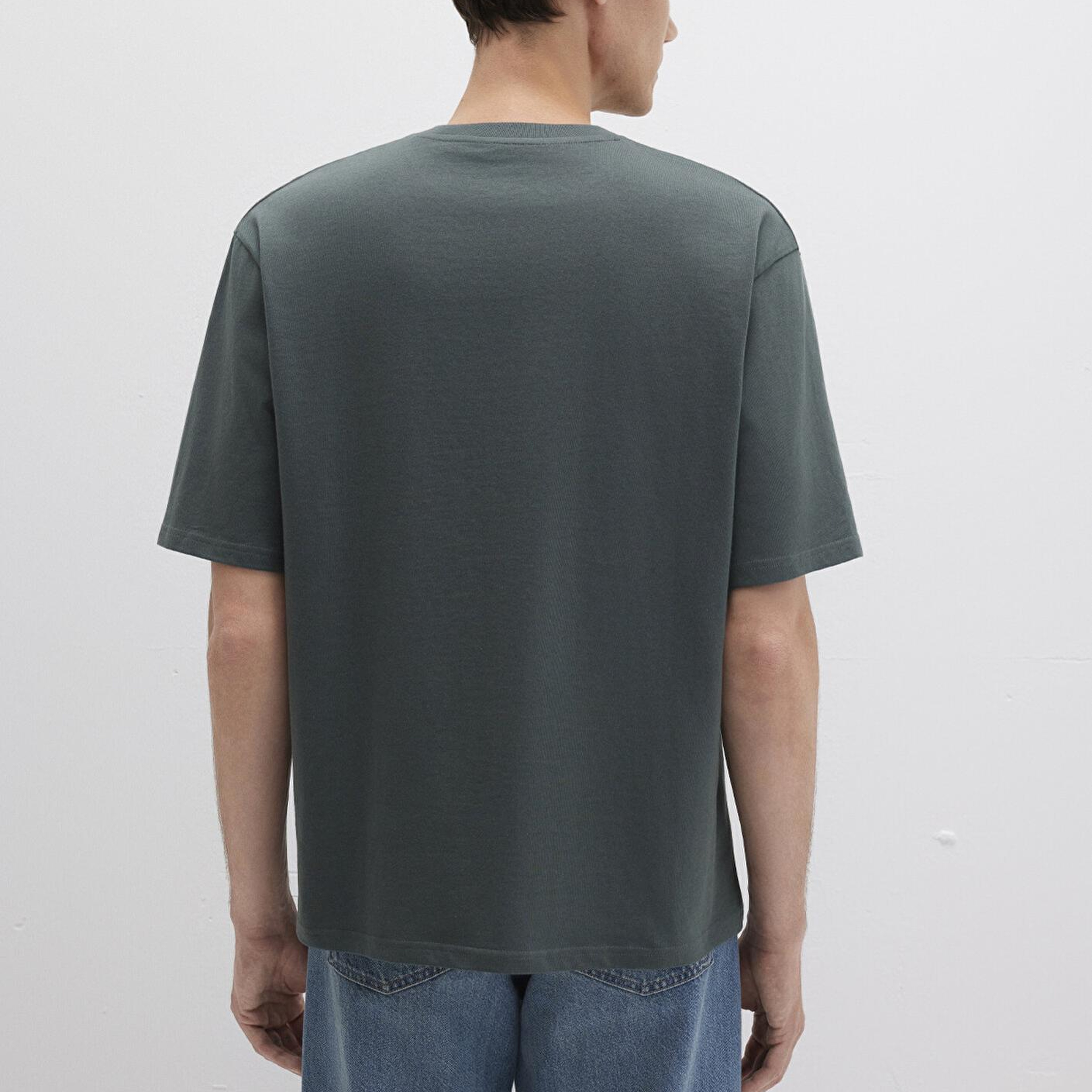 Mavi Mavi Logo Yeşil Basic Tişört Relaxed Fit / Rahat Kesim 0613093-71598