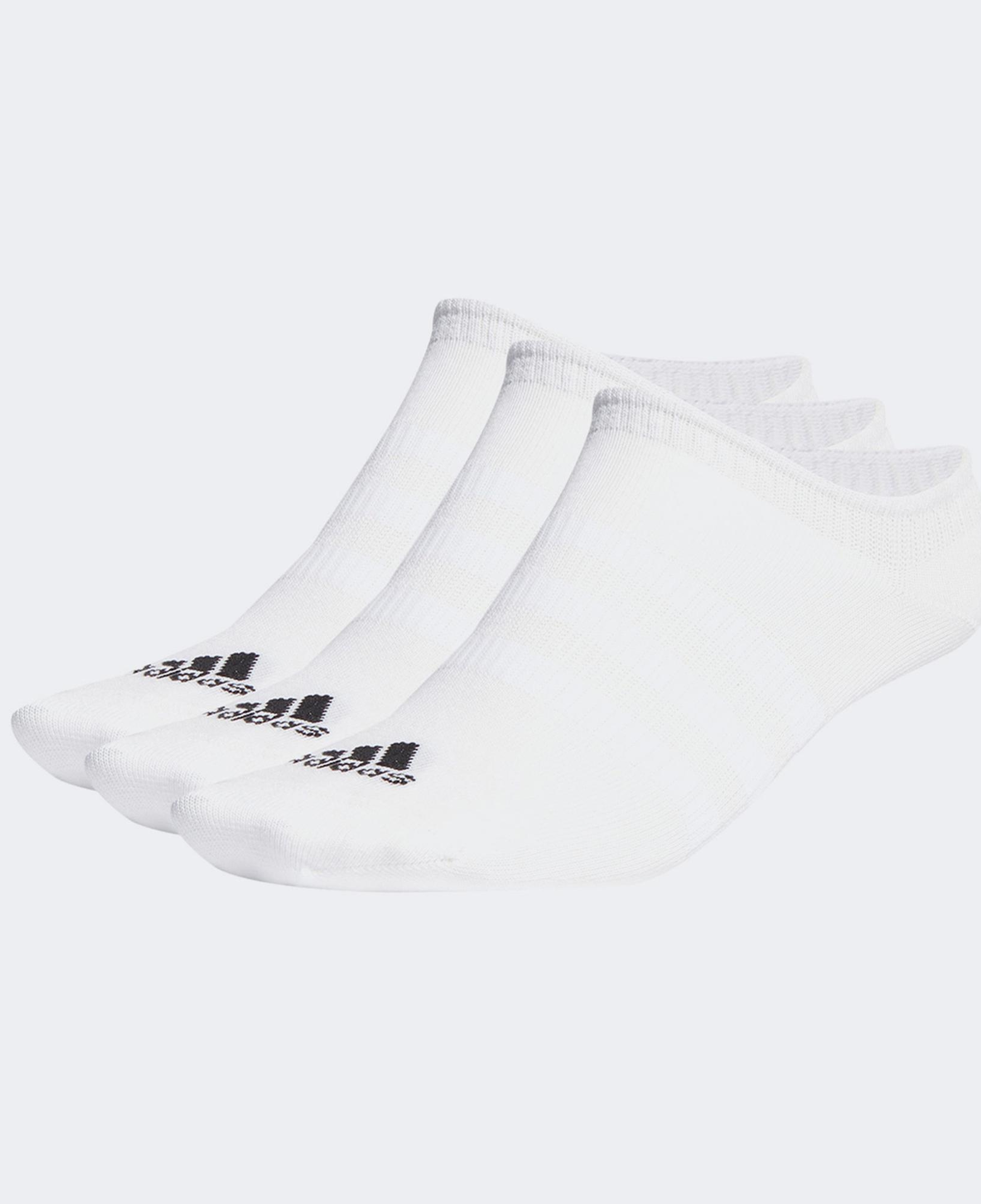 adidas Thin and Light No-Show 3' lü Unisex Beyaz Çorap