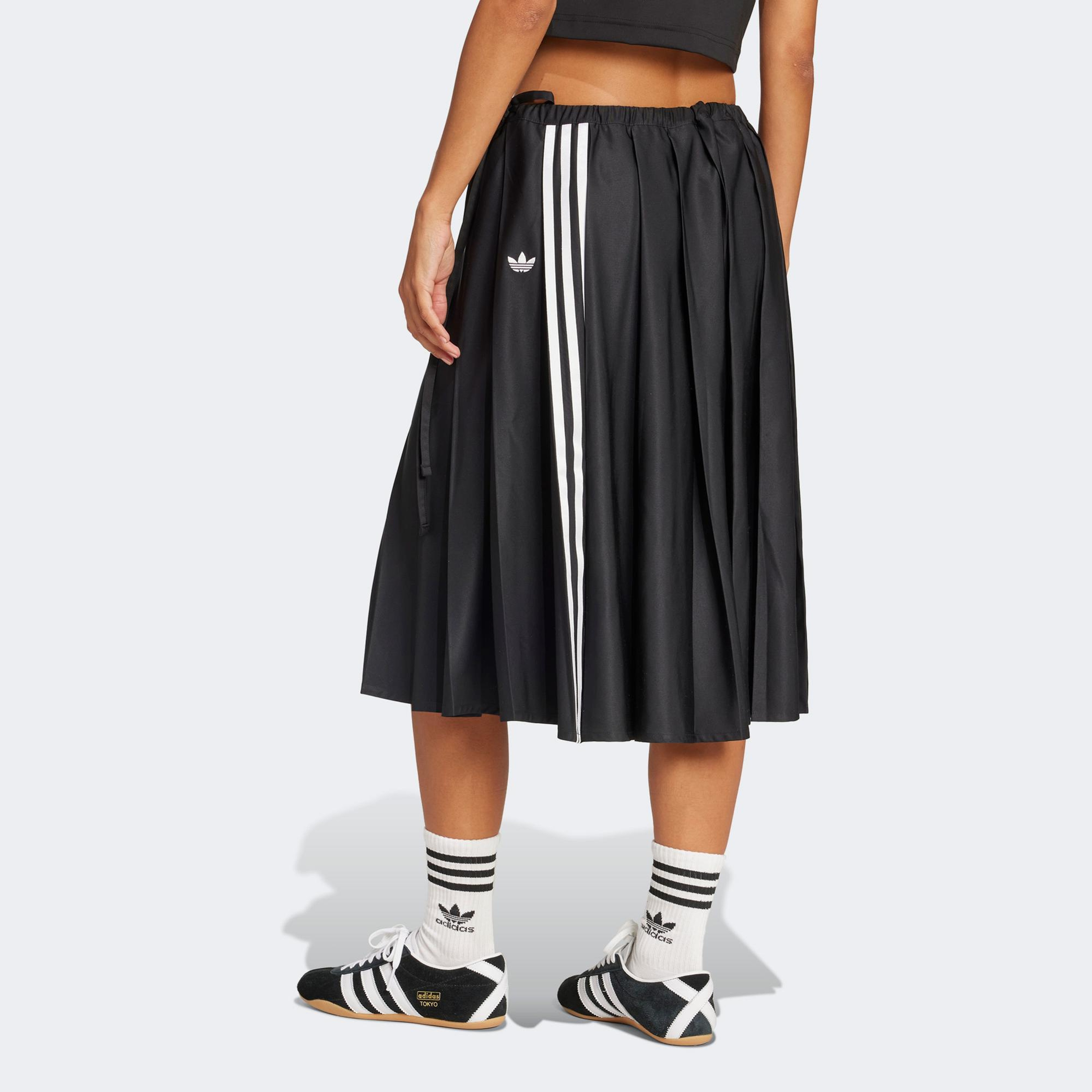 adidas Pleat Maxi Kadın Siyah Etek