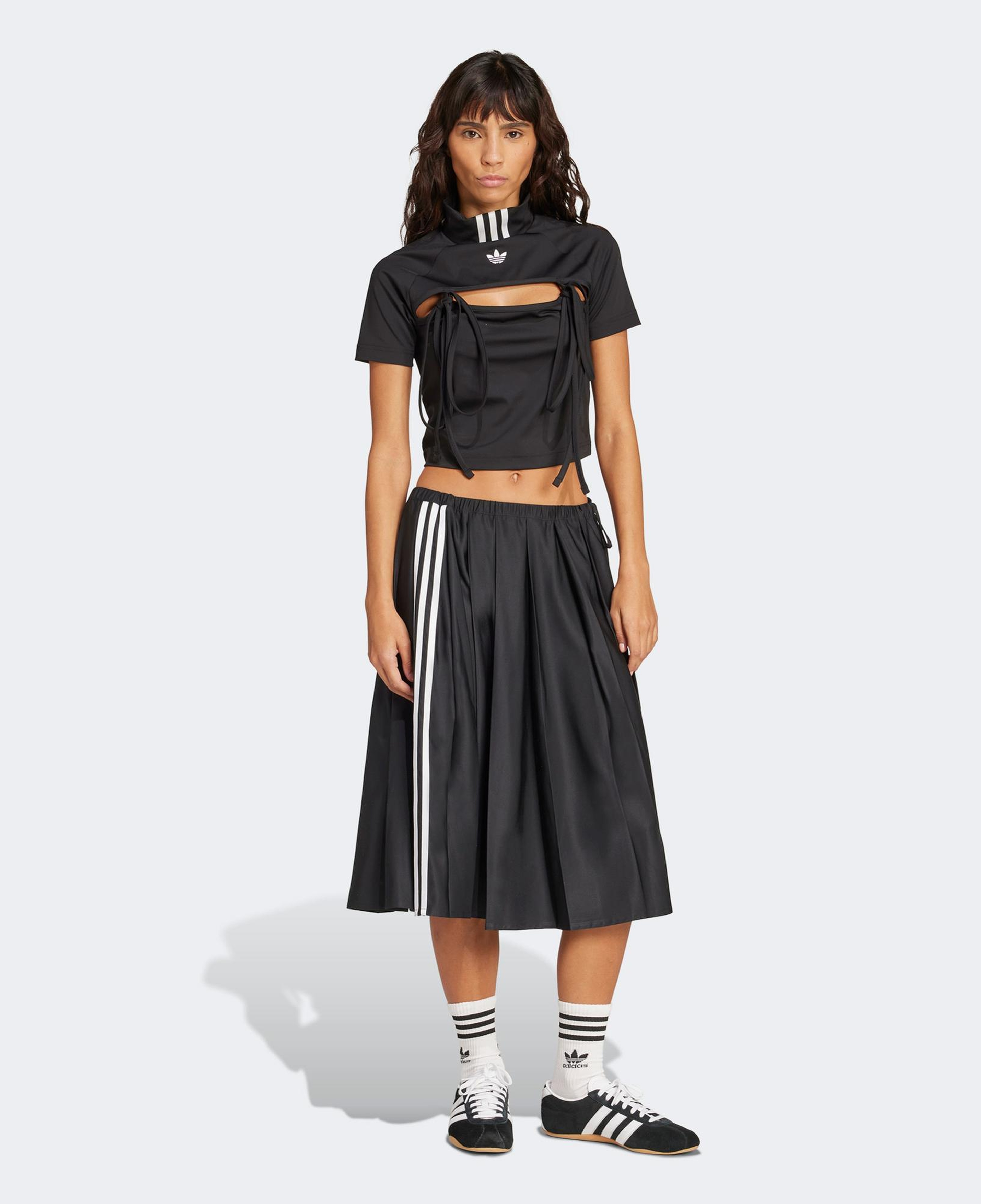 adidas Pleat Maxi Kadın Siyah Etek