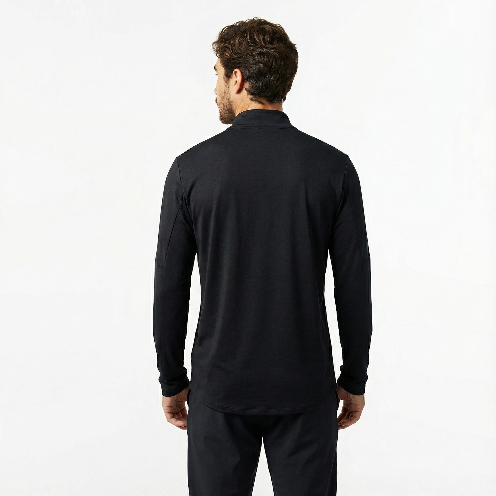 Nike Dri-Fit Element Hz Erkek Siyah Uzun Kollu T-Shirt