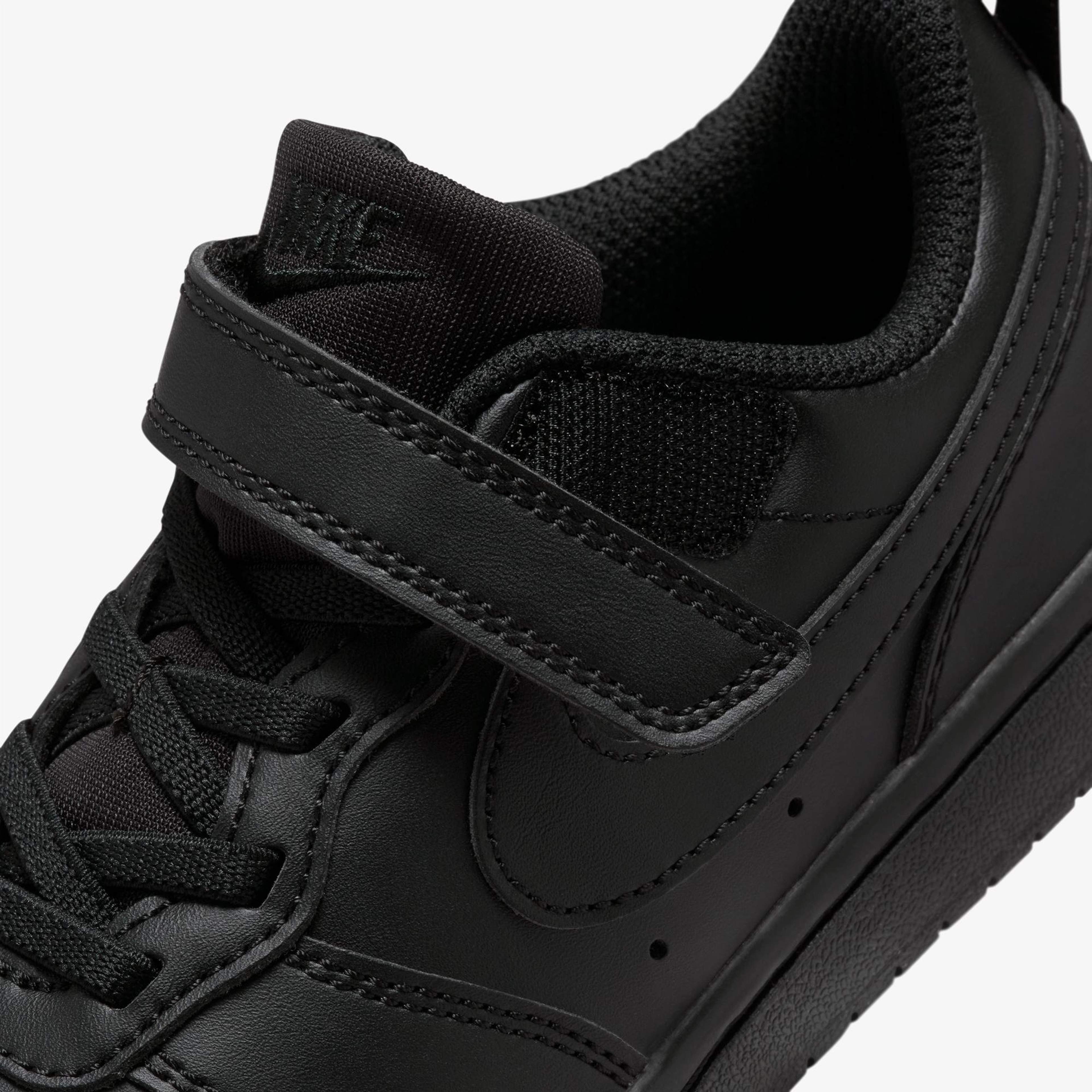 Nike Court Borough Low Recraft Çocuk Siyah Spor Ayakkabı