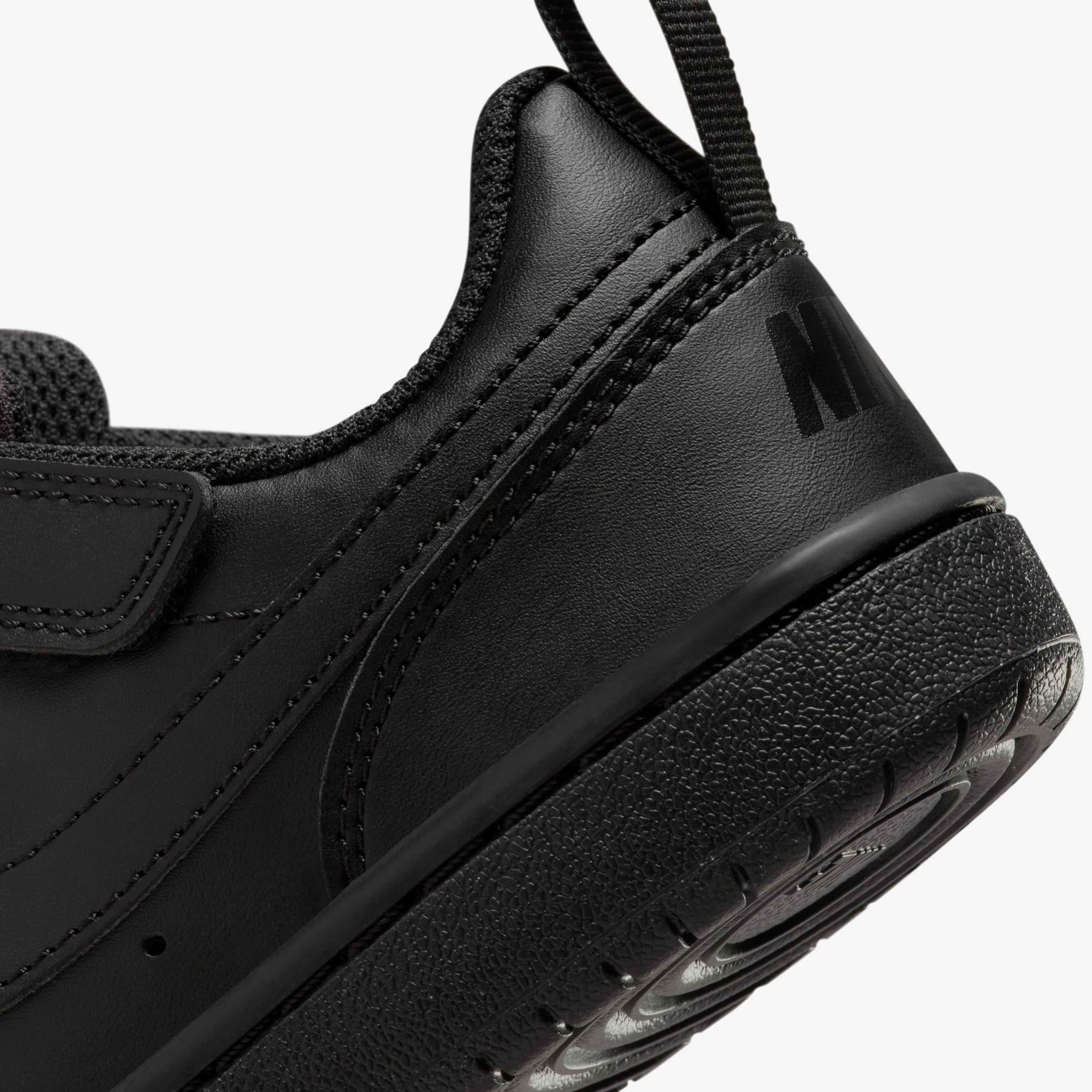 Nike Court Borough Low Recraft Çocuk Siyah Spor Ayakkabı