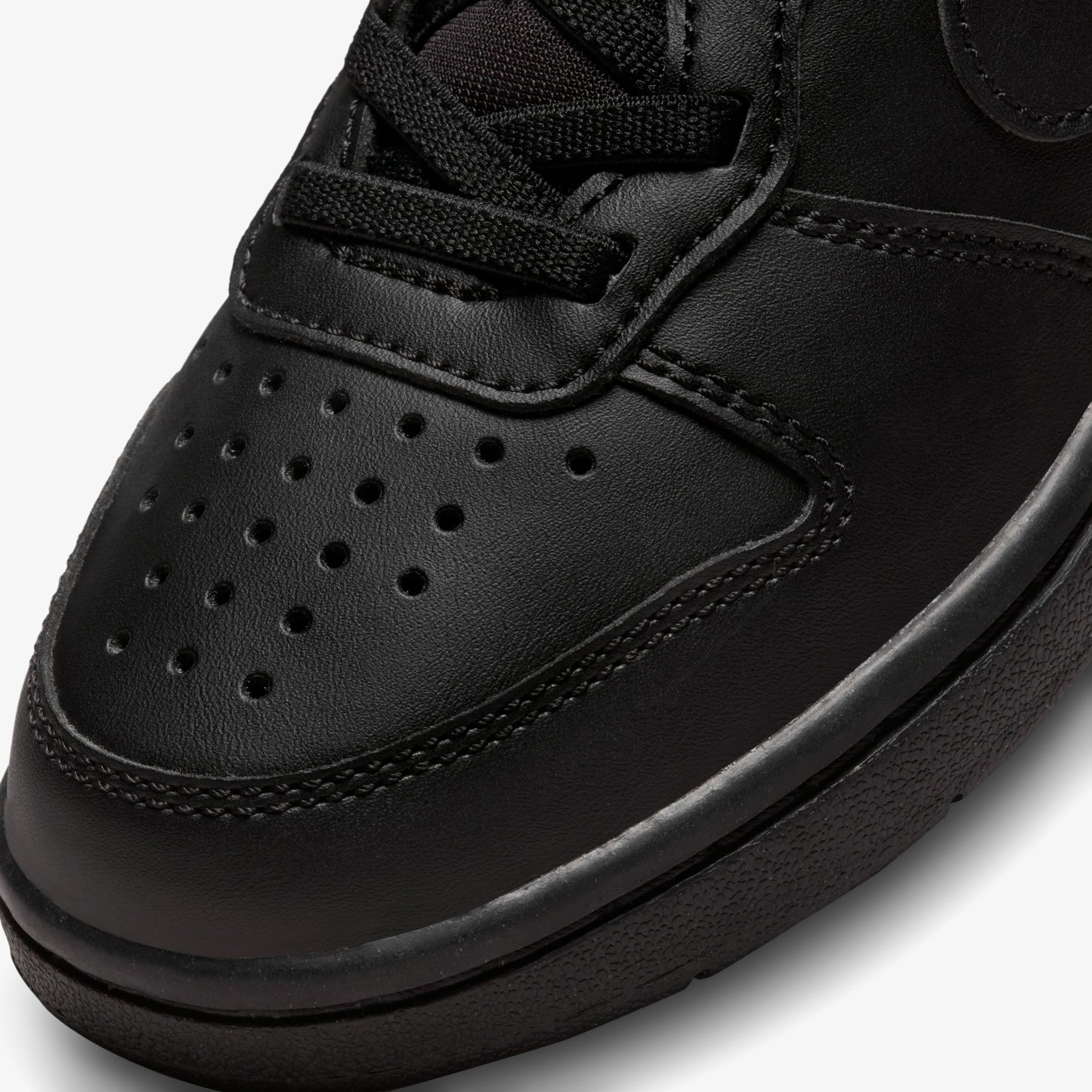Nike Court Borough Low Recraft Çocuk Siyah Spor Ayakkabı