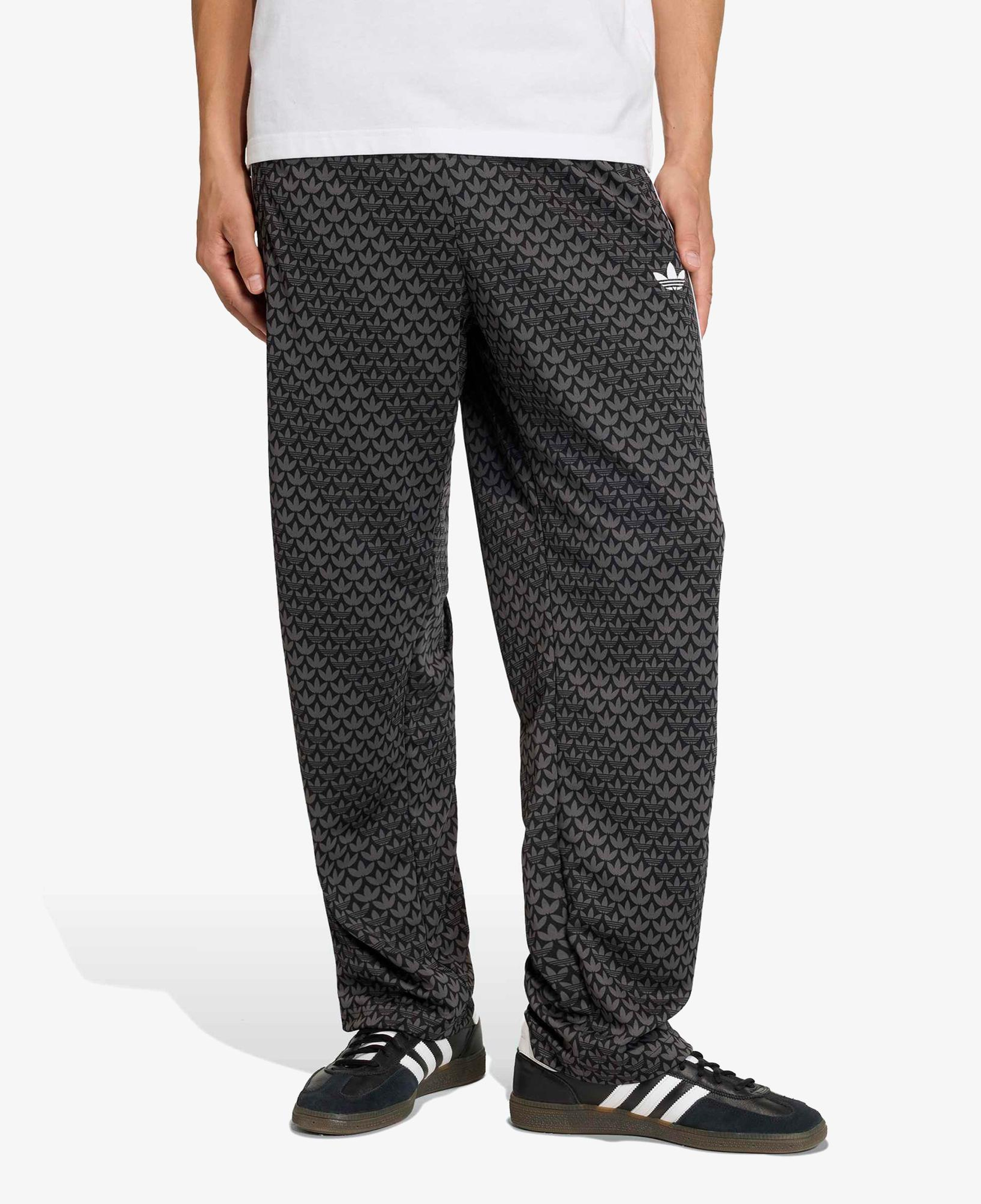 adidas Firebird Monogram Erkek Siyah Eşofman Altı