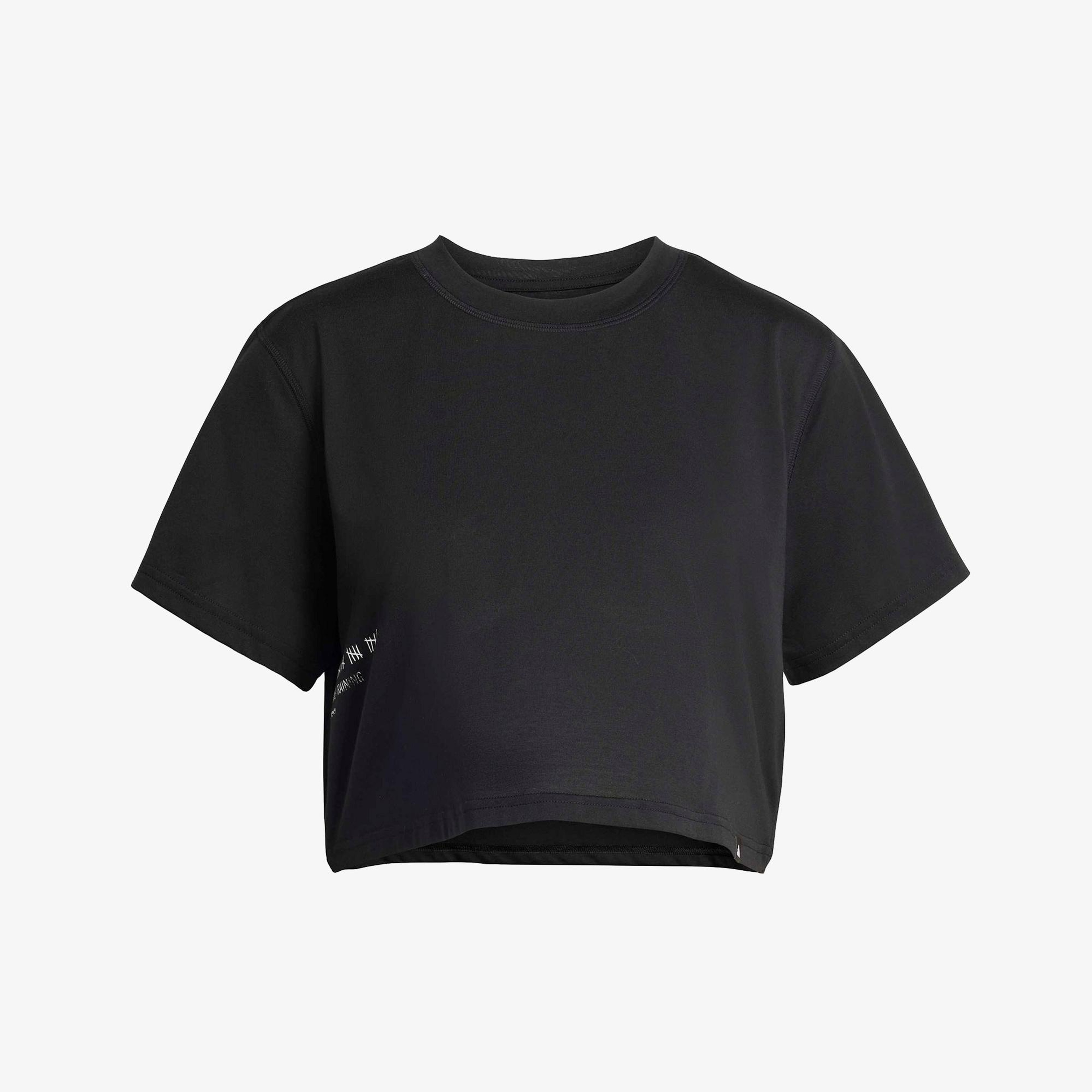 adidas Climacool Power Training Kadın Siyah Crop T-Shirt