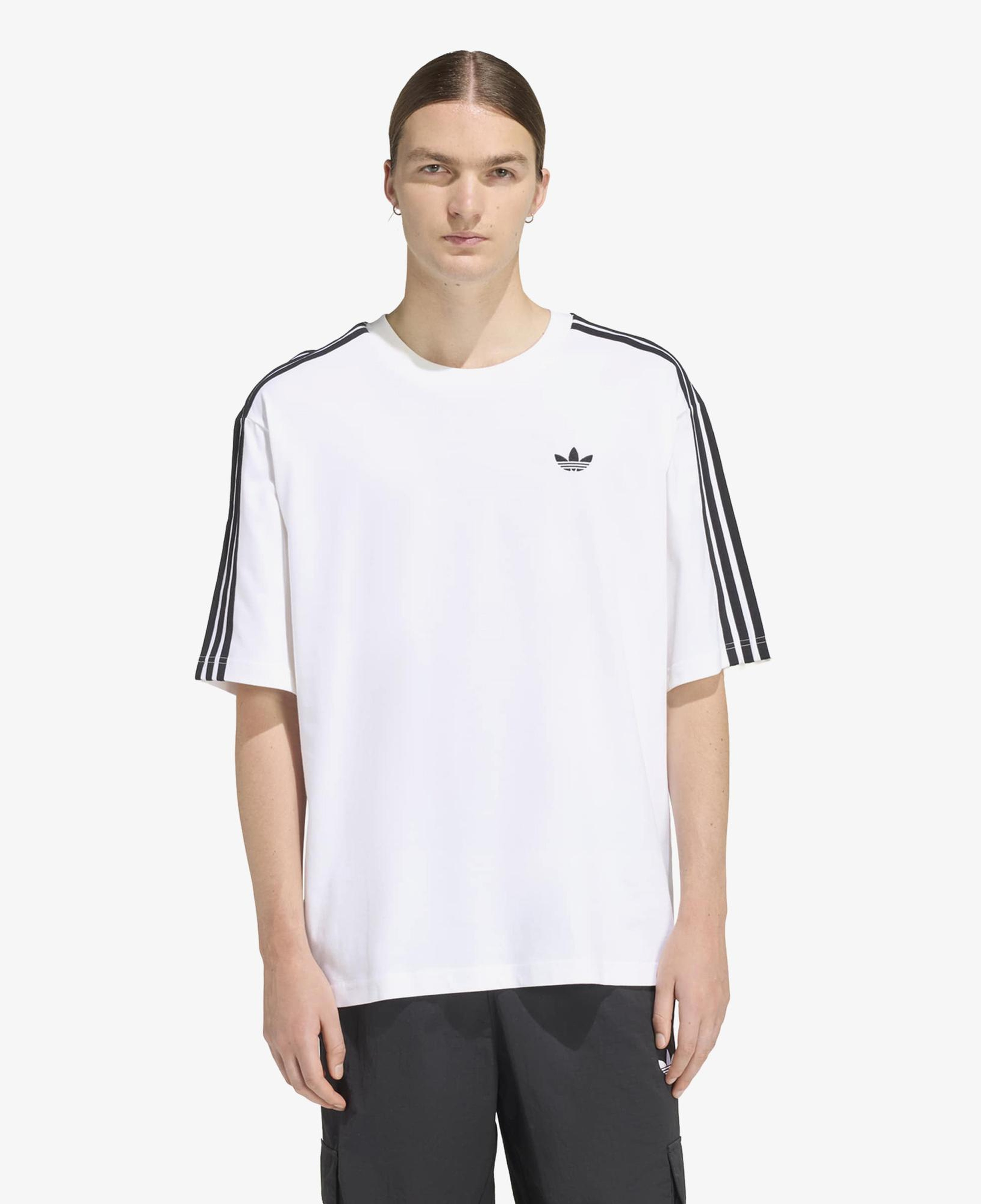 adidas Adicolor 3-Stripes Erkek Beyaz T-Shirt