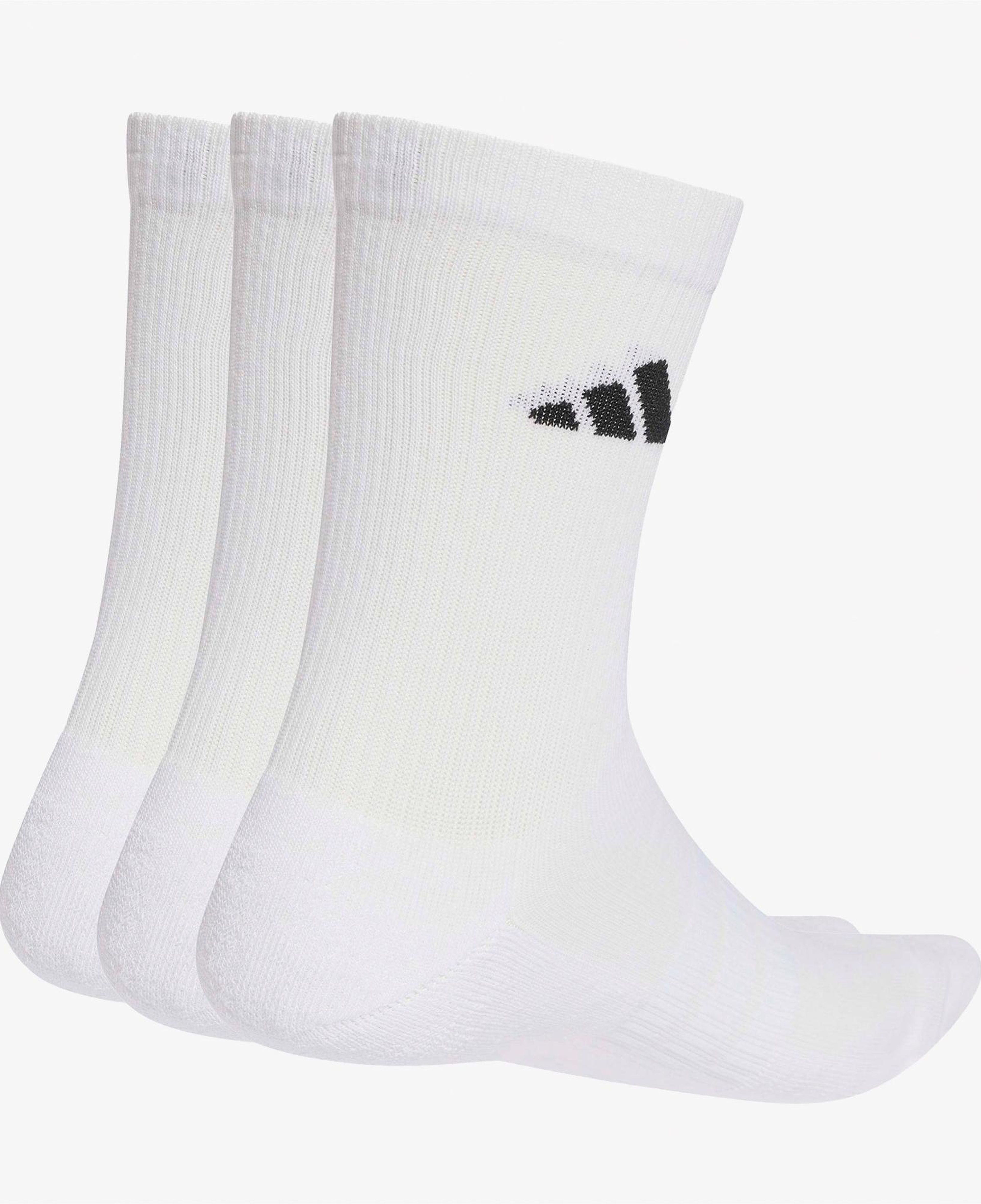 adidas Cushioned Sportswear 3' lü Unisex Beyaz Çorap