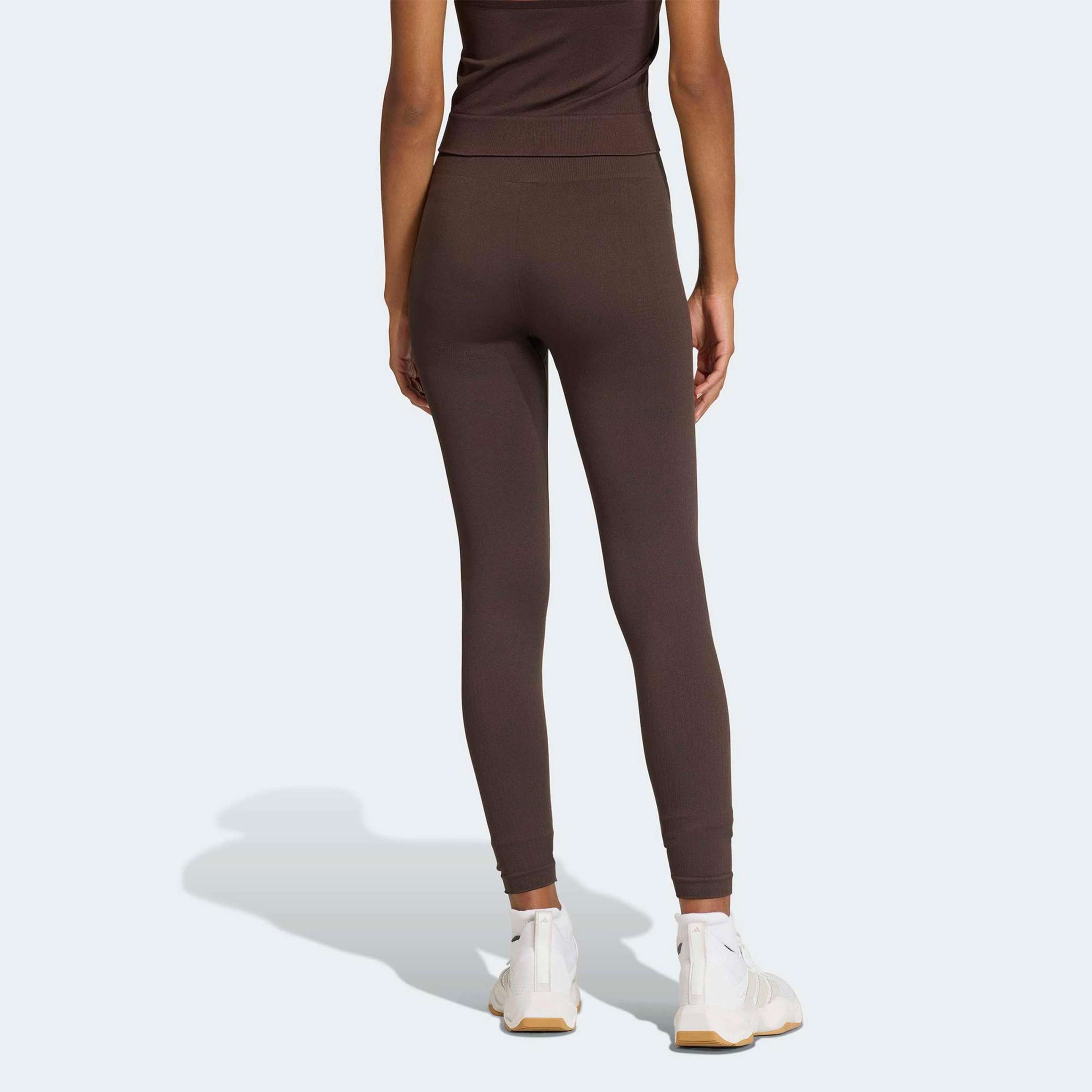 adidas Workout Essentials Kadın Kahverengi Tayt