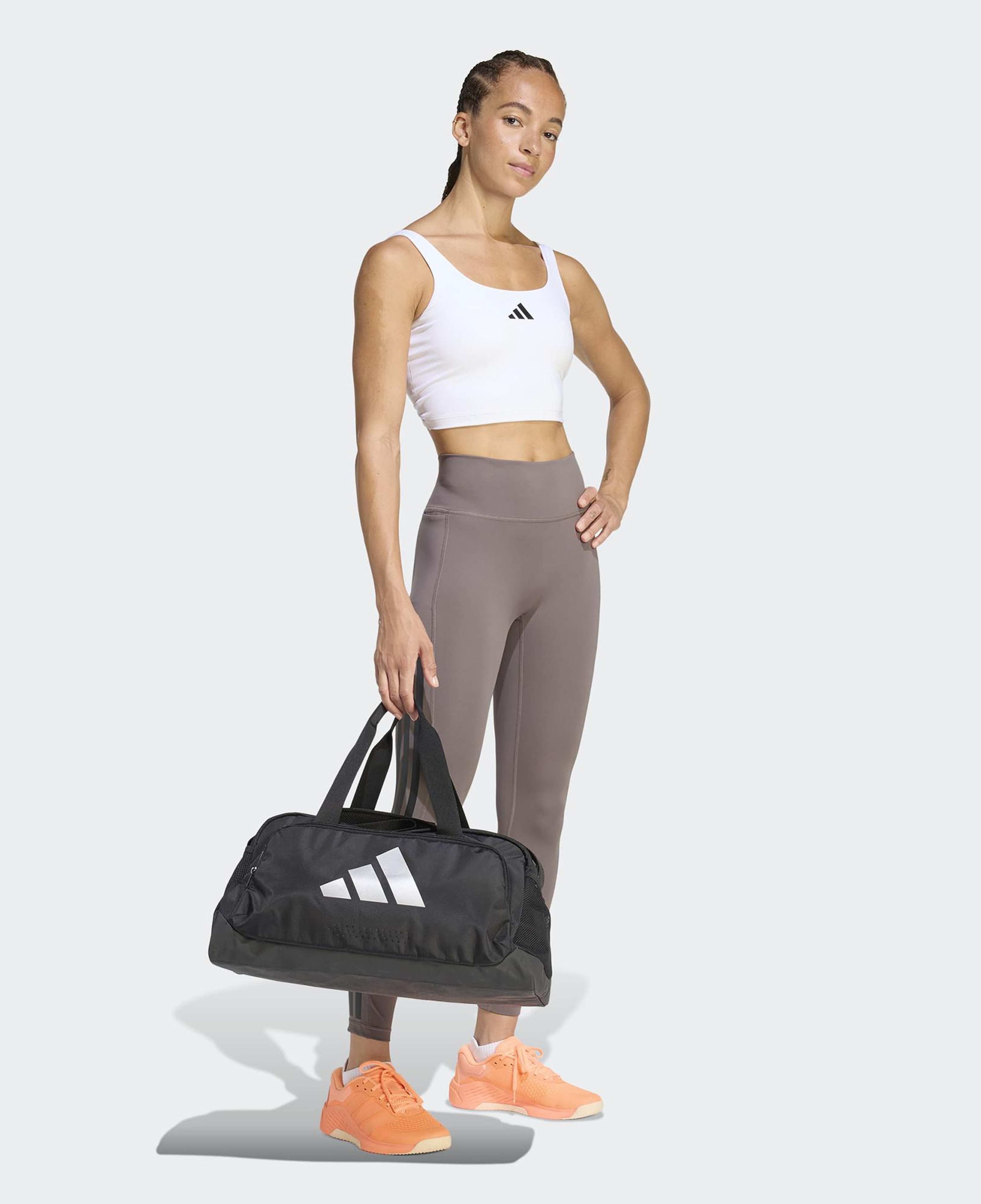 adidas Optime Workout 3-Stripes Kadın Bej Tayt