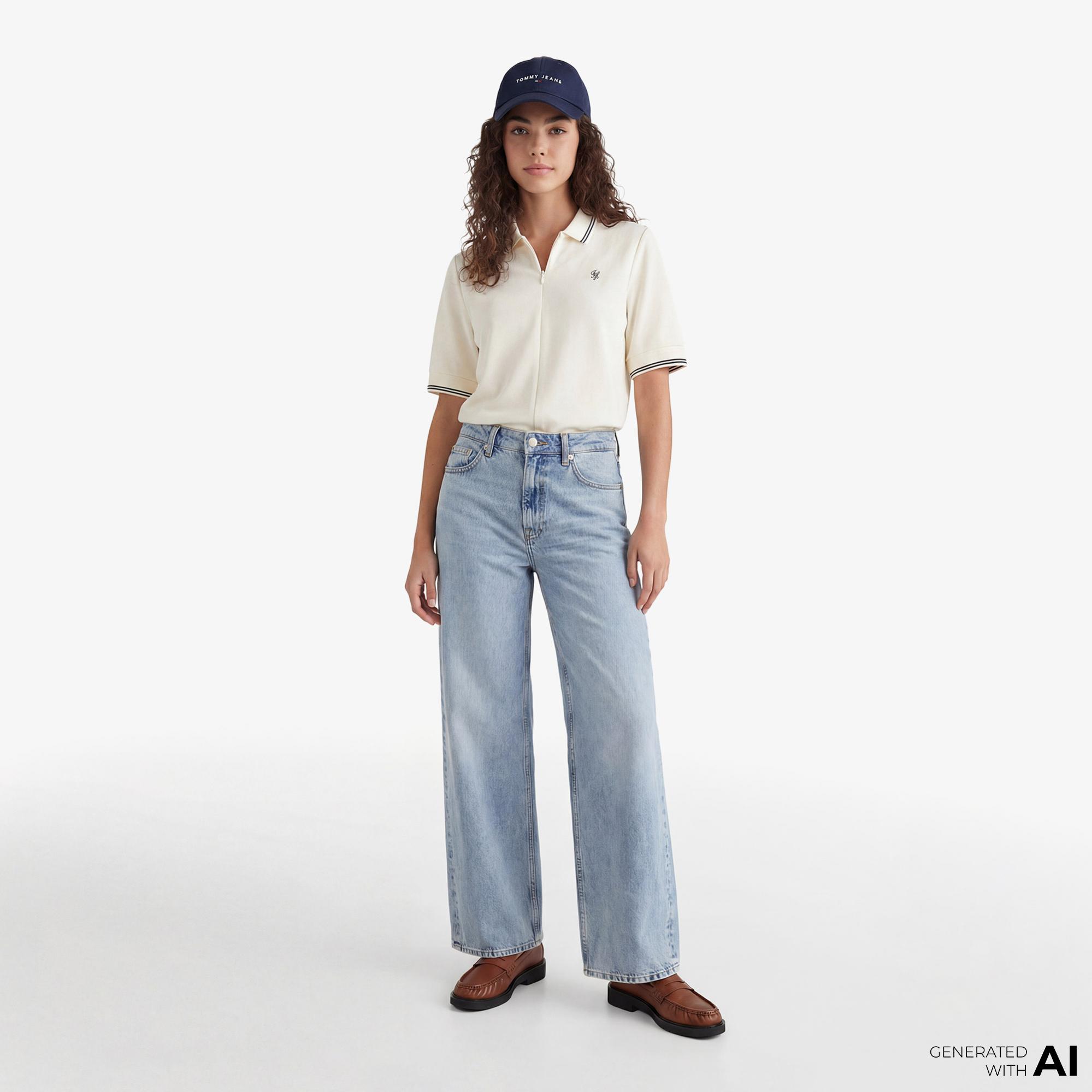 Tommy Hilfiger Snow Blues Kadın Mavi Jean