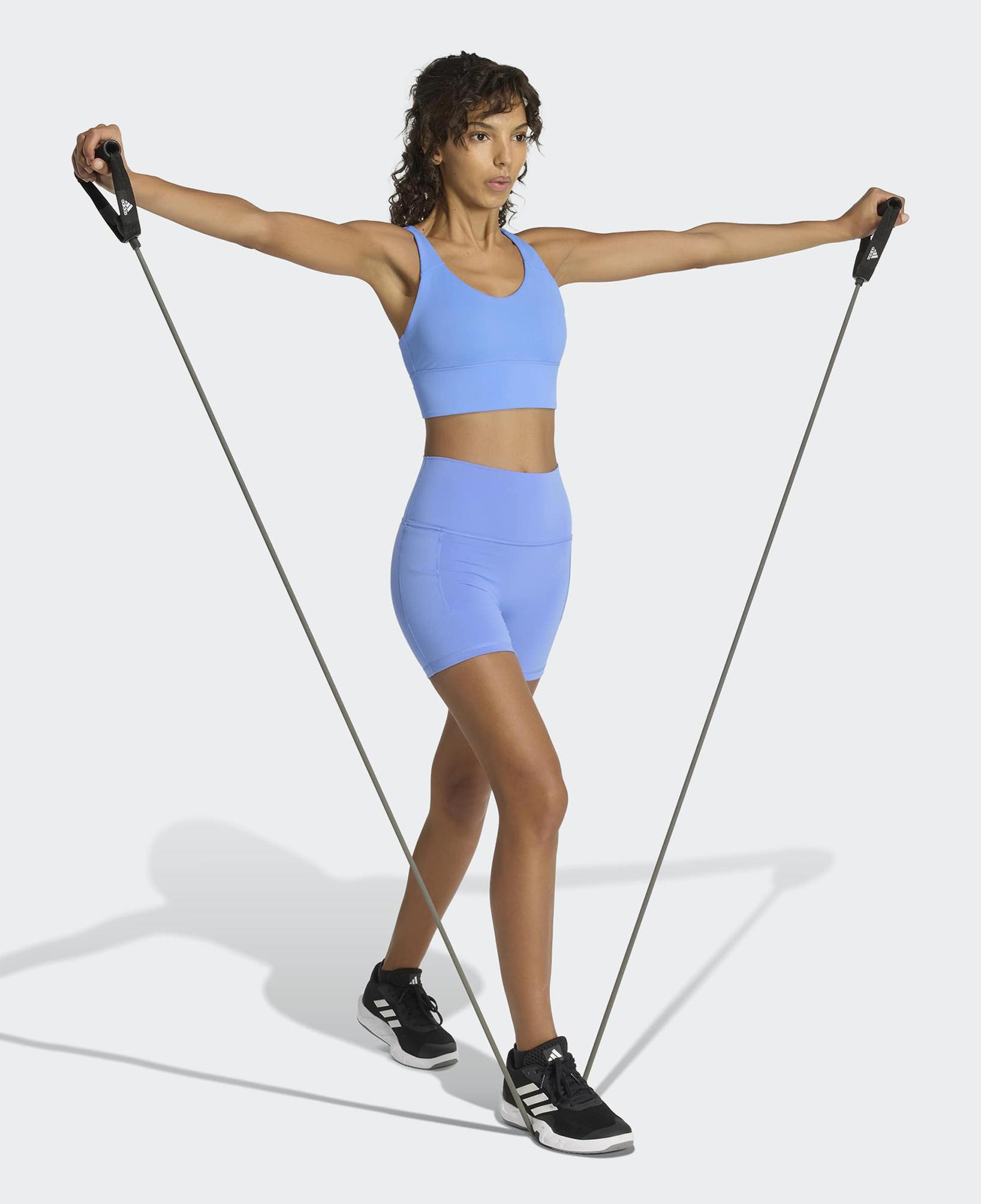 adidas 3-Stripes Studio All Me Kadın Mavi Bra