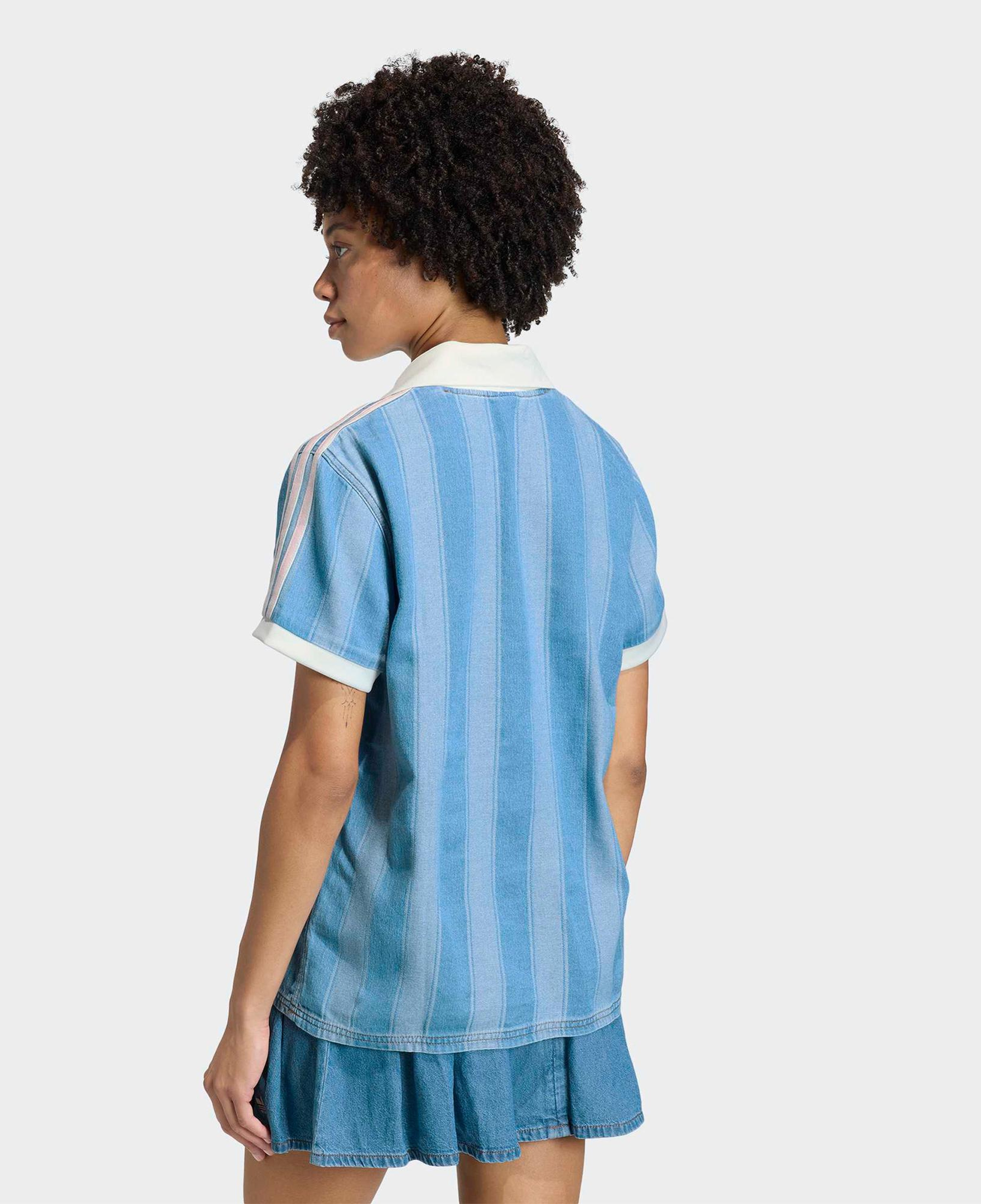 adidas Denim Jersey Kadın Mavi T-Shirt