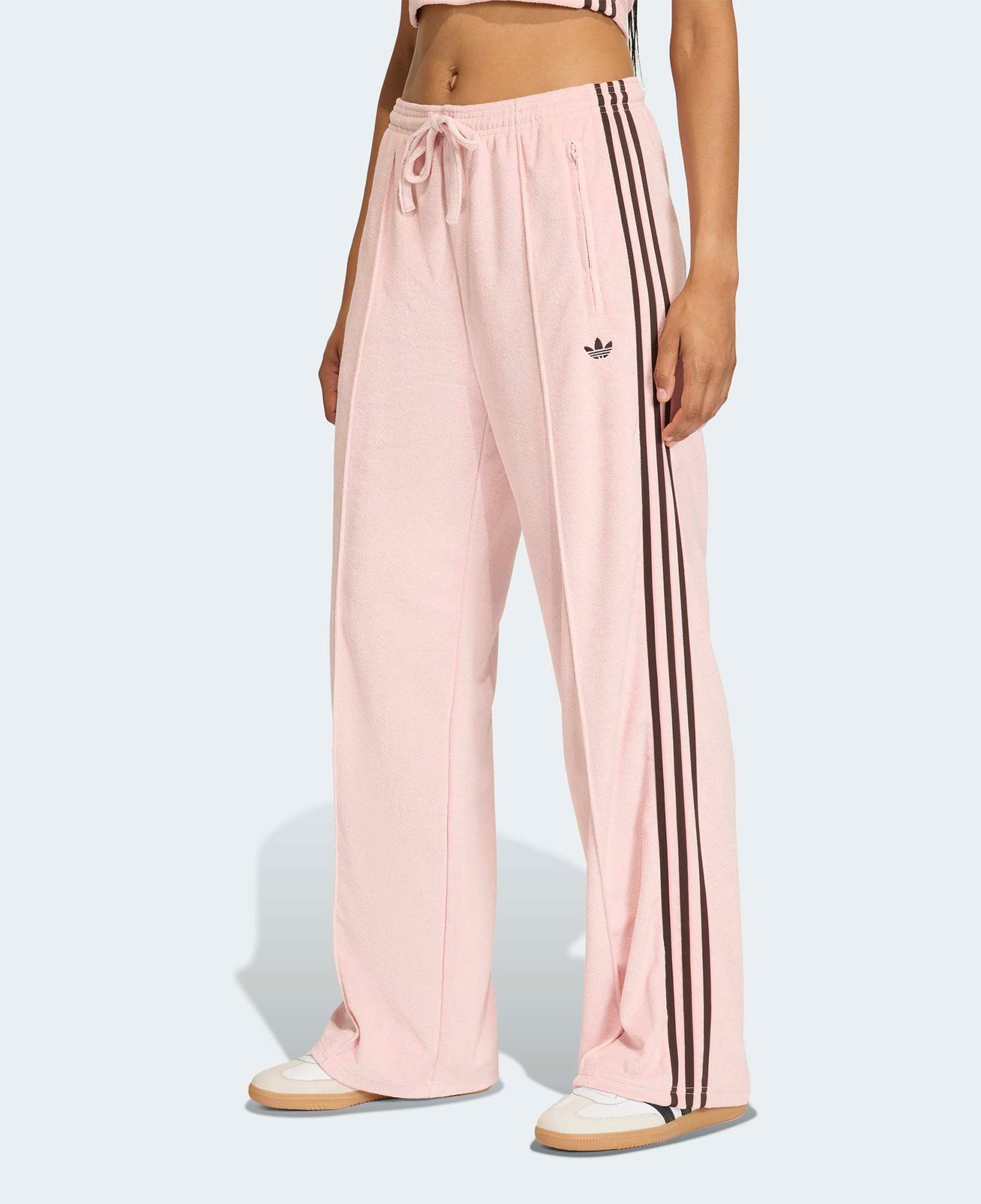 adidas Terry Towel Firebird Kadın Pembe Eşofman Altı