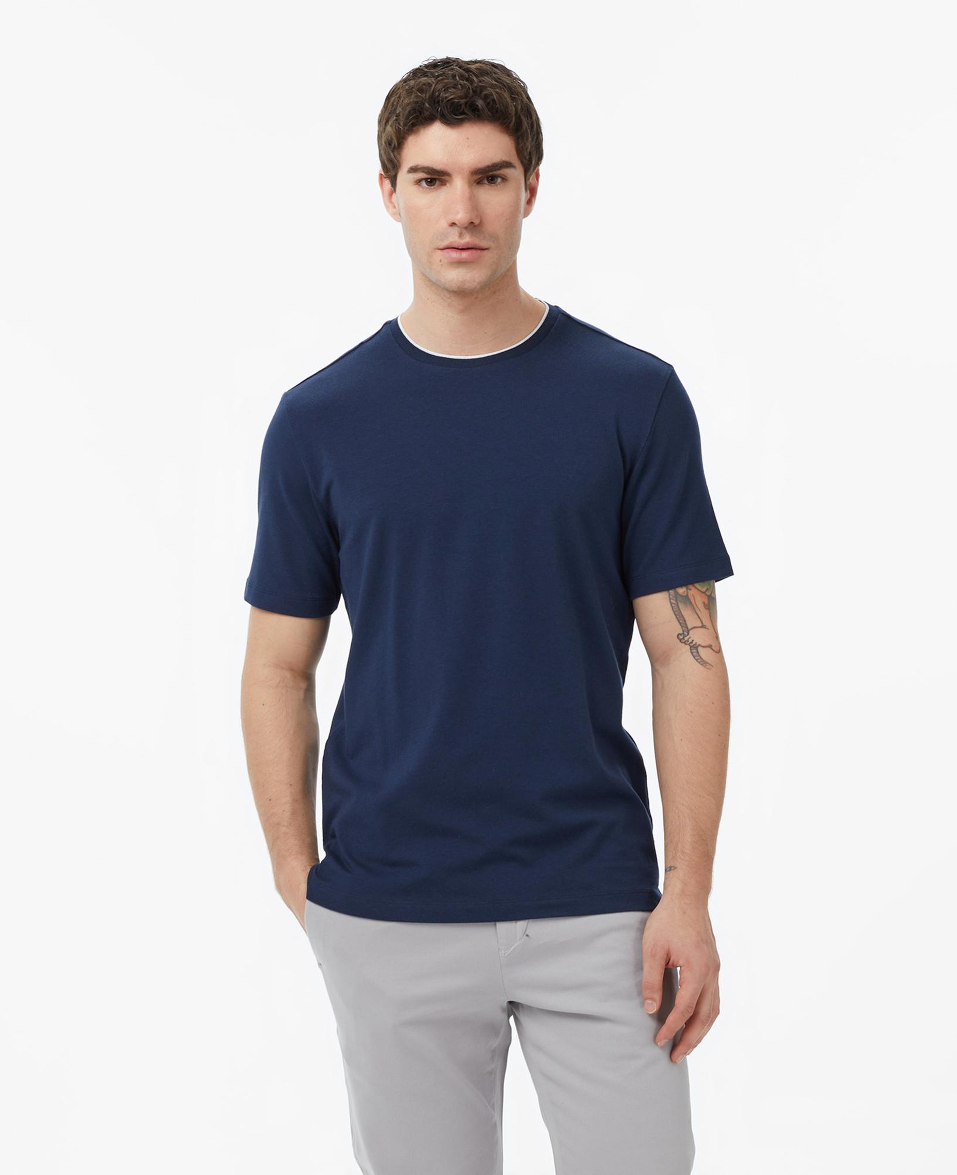 Nautica Erkek Lacivert Regular Fit T-Shirt