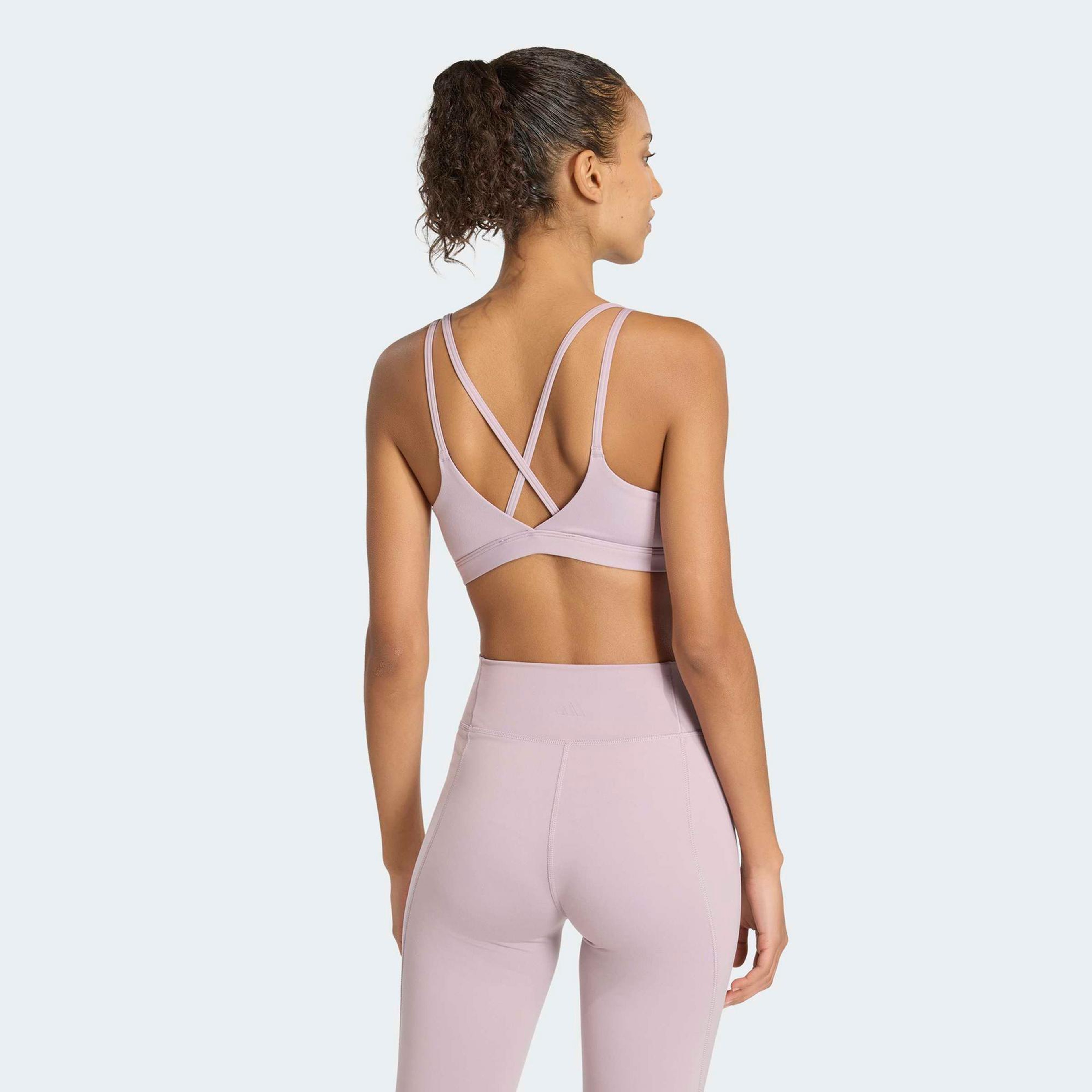 adidas All Me Essentials Kadın Lila Bra