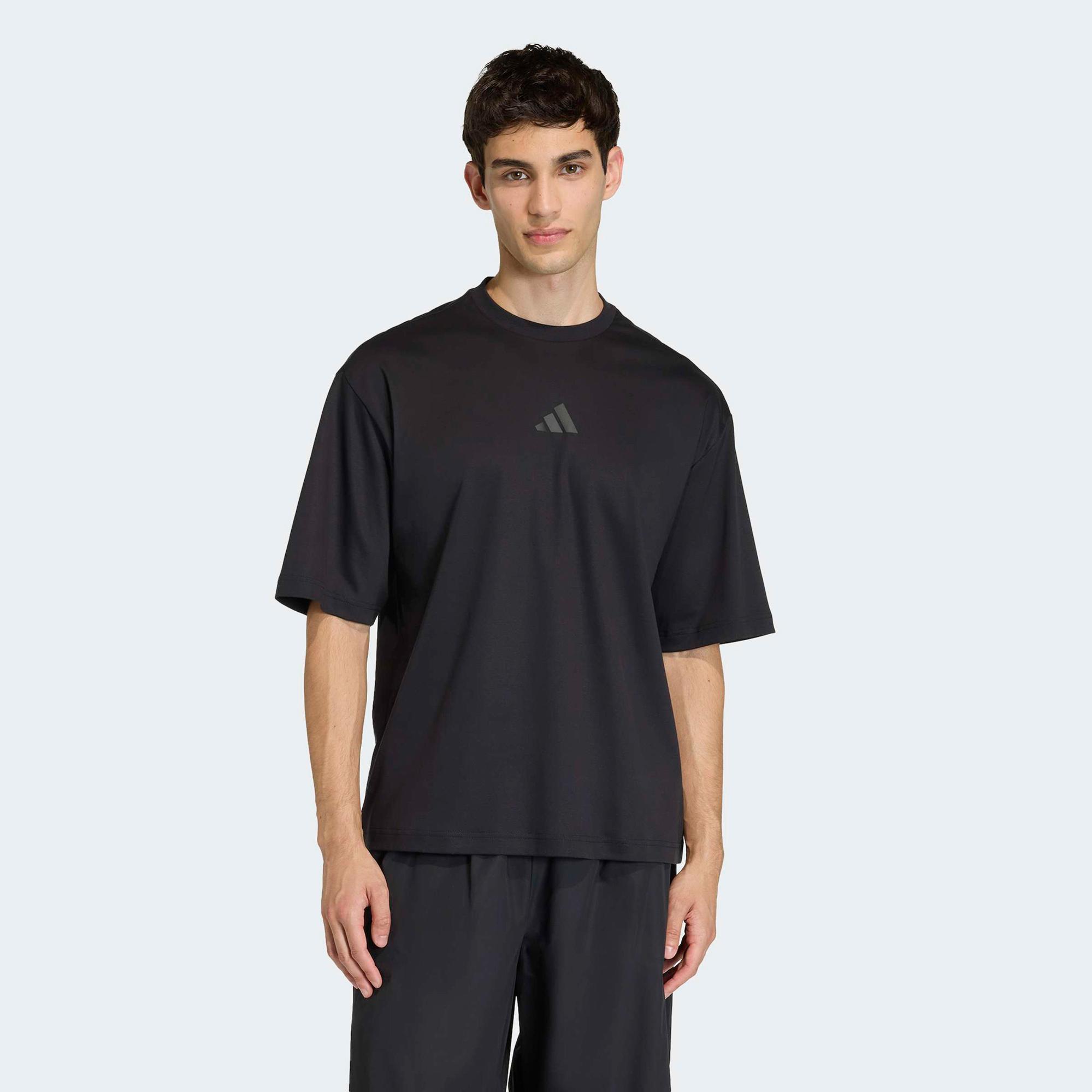 adidas City Tech Erkek Siyah T-Shirt
