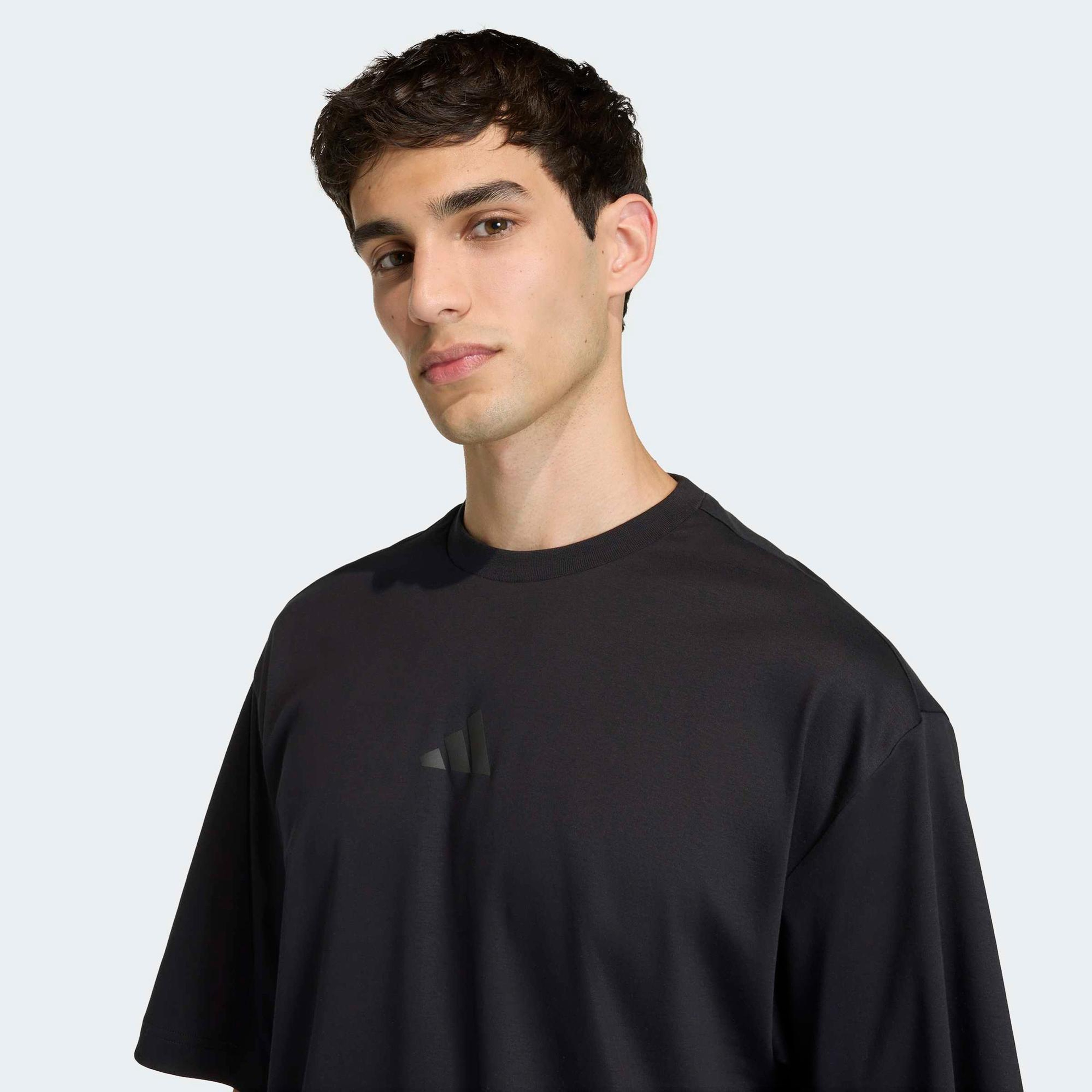 adidas City Tech Erkek Siyah T-Shirt
