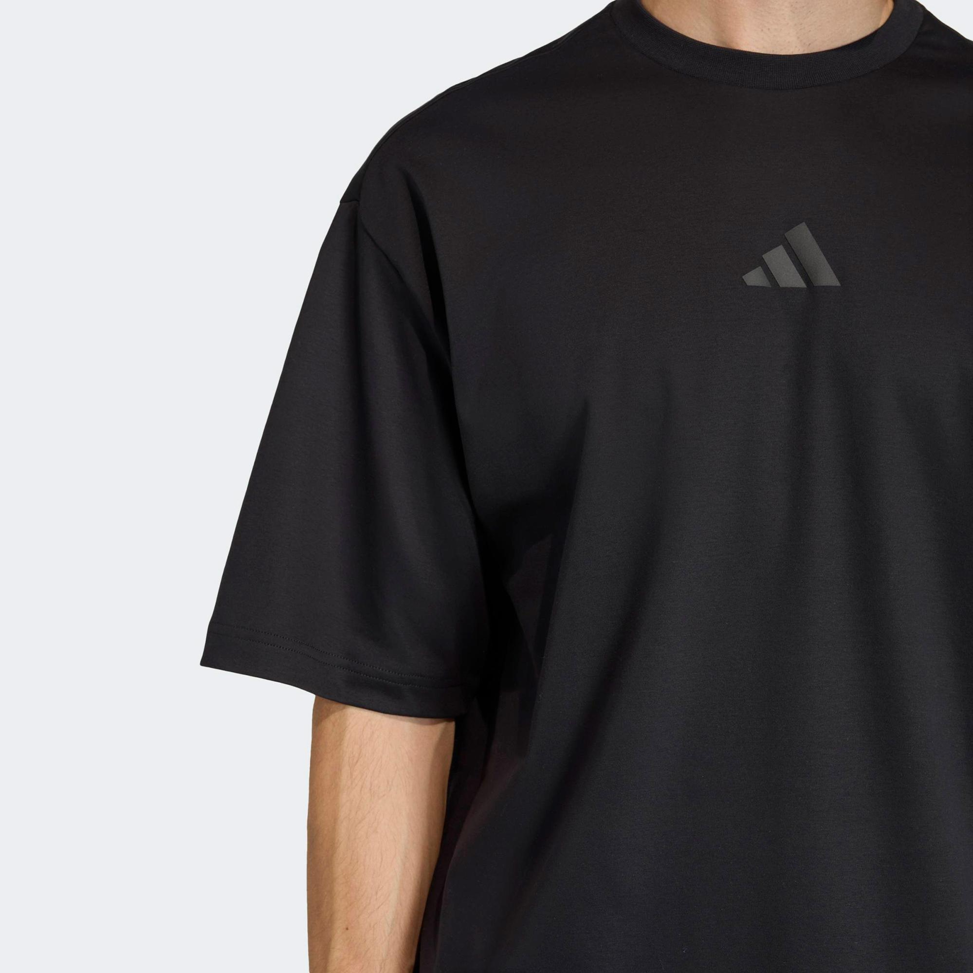 adidas City Tech Erkek Siyah T-Shirt