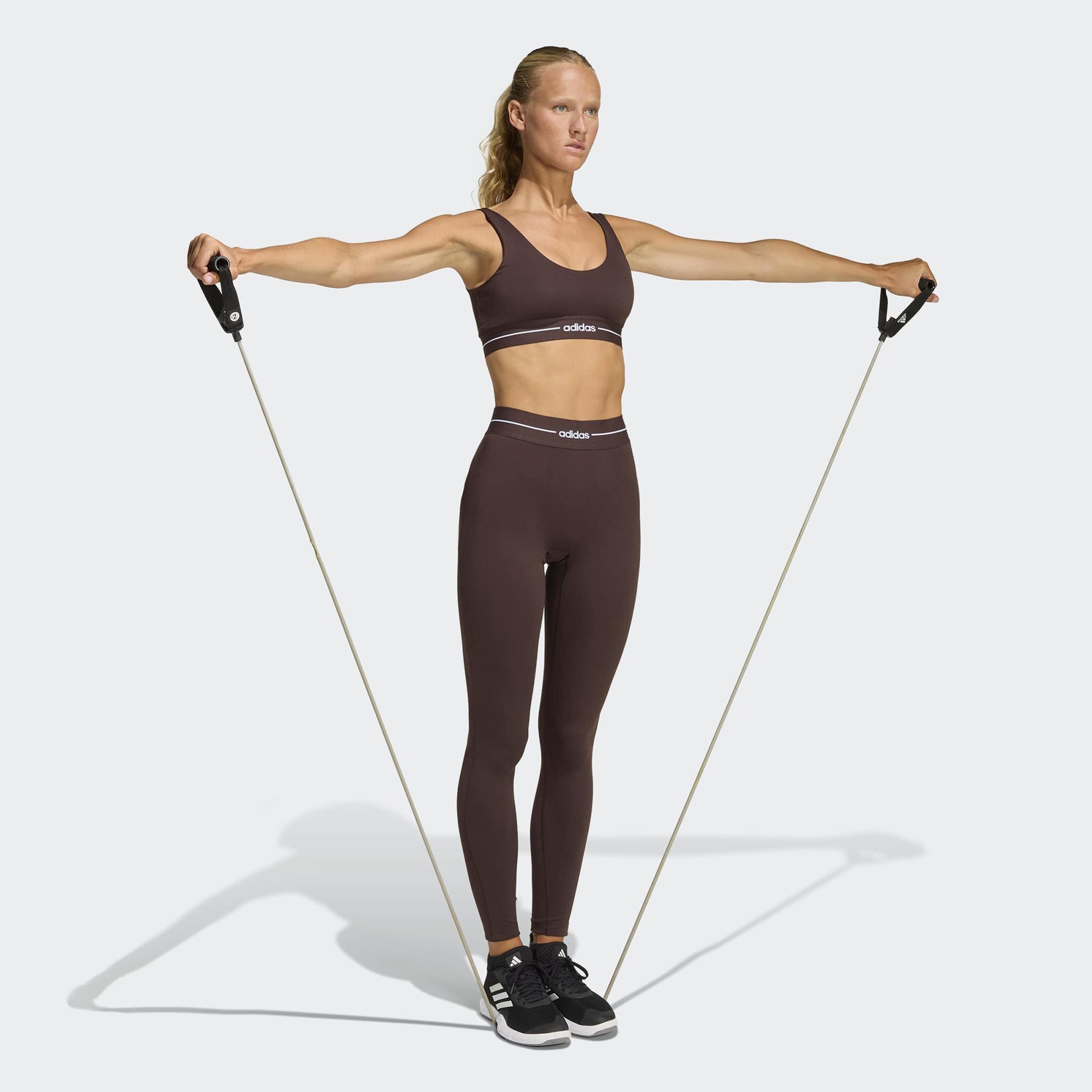 adidas Hyperglam Kadın Kahverengi Tayt