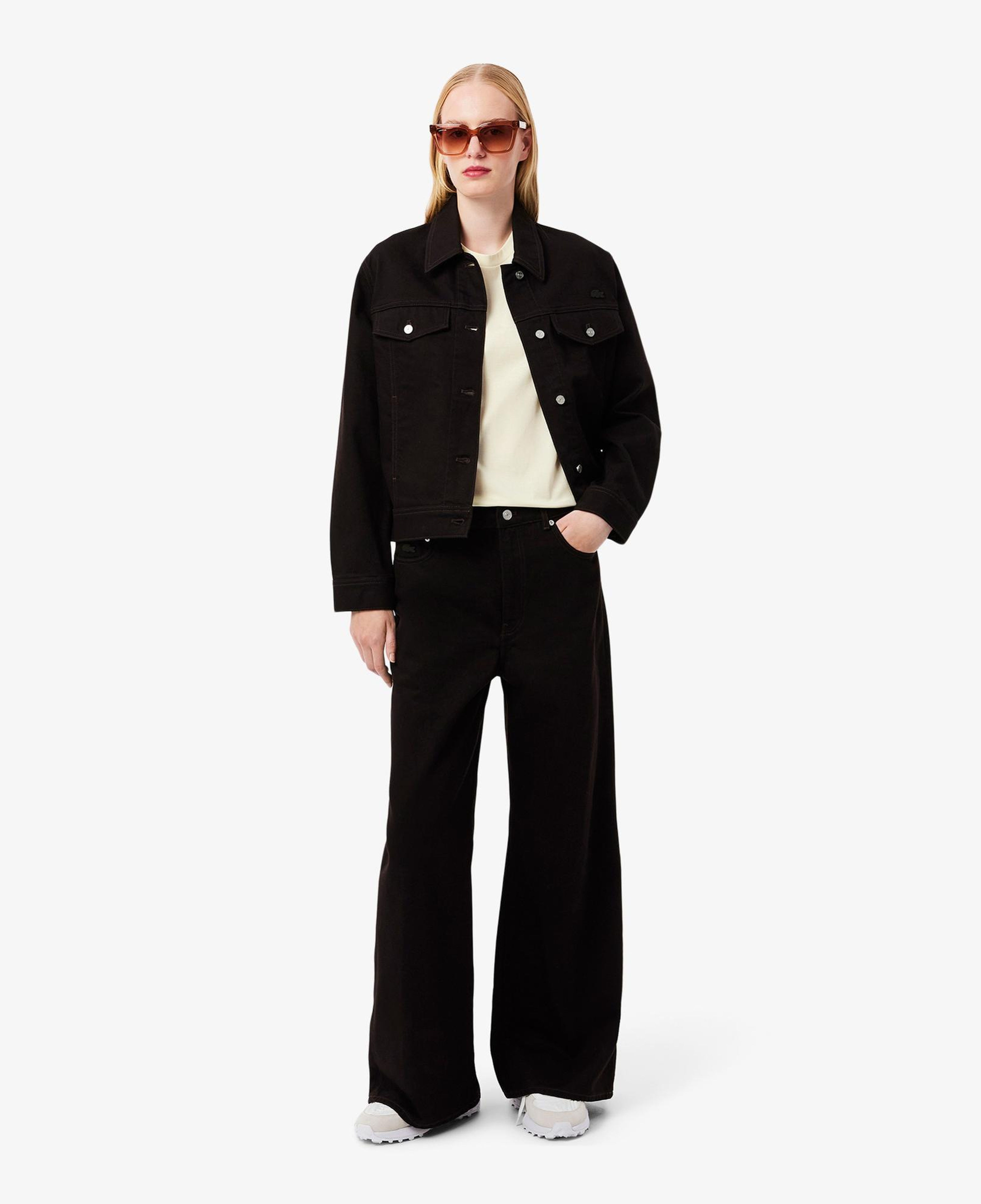 Lacoste Kadın Regular Fit Bisiklet Yaka Sarı T-Shirt