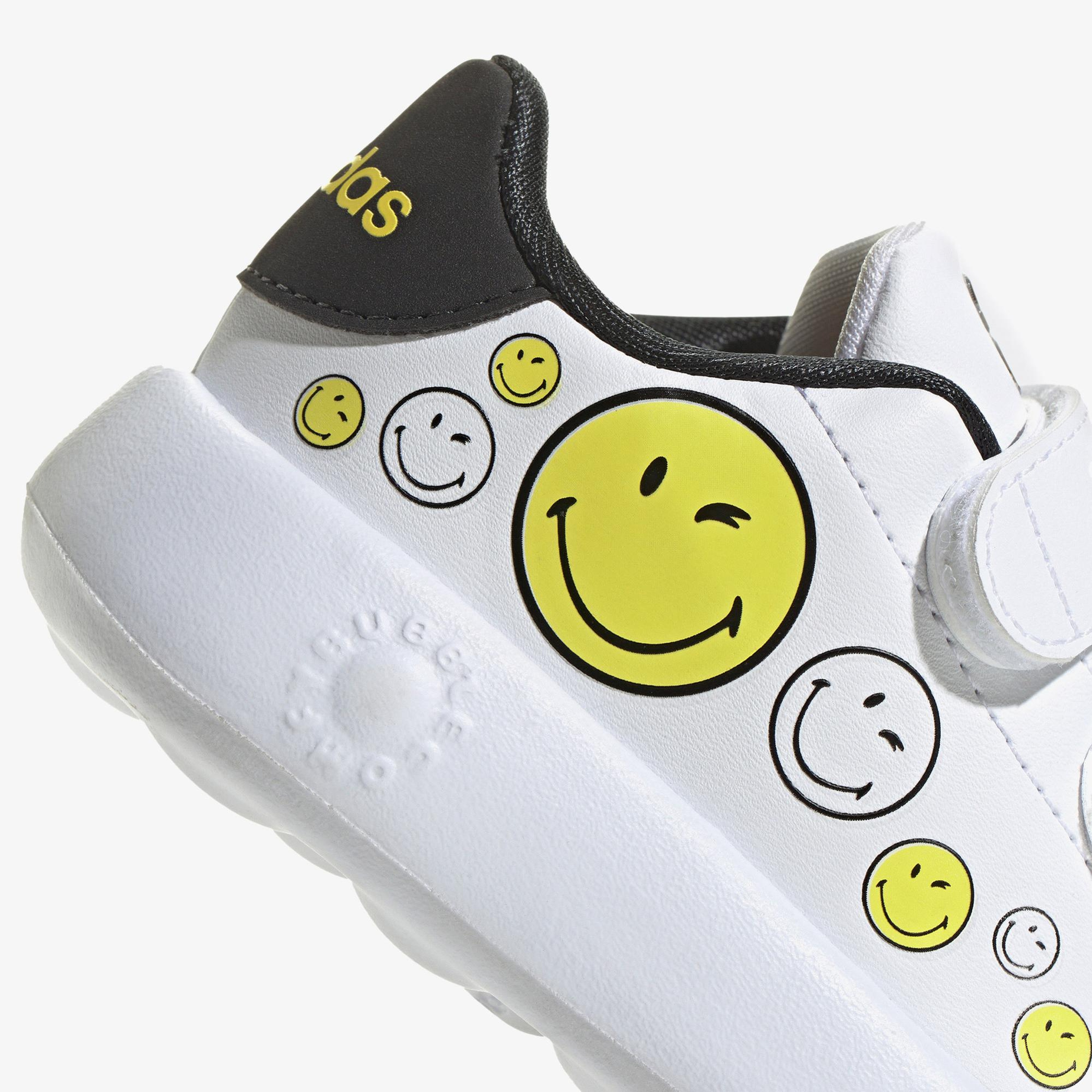 adidas Advantage Smiley Çocuk Beyaz Sneaker
