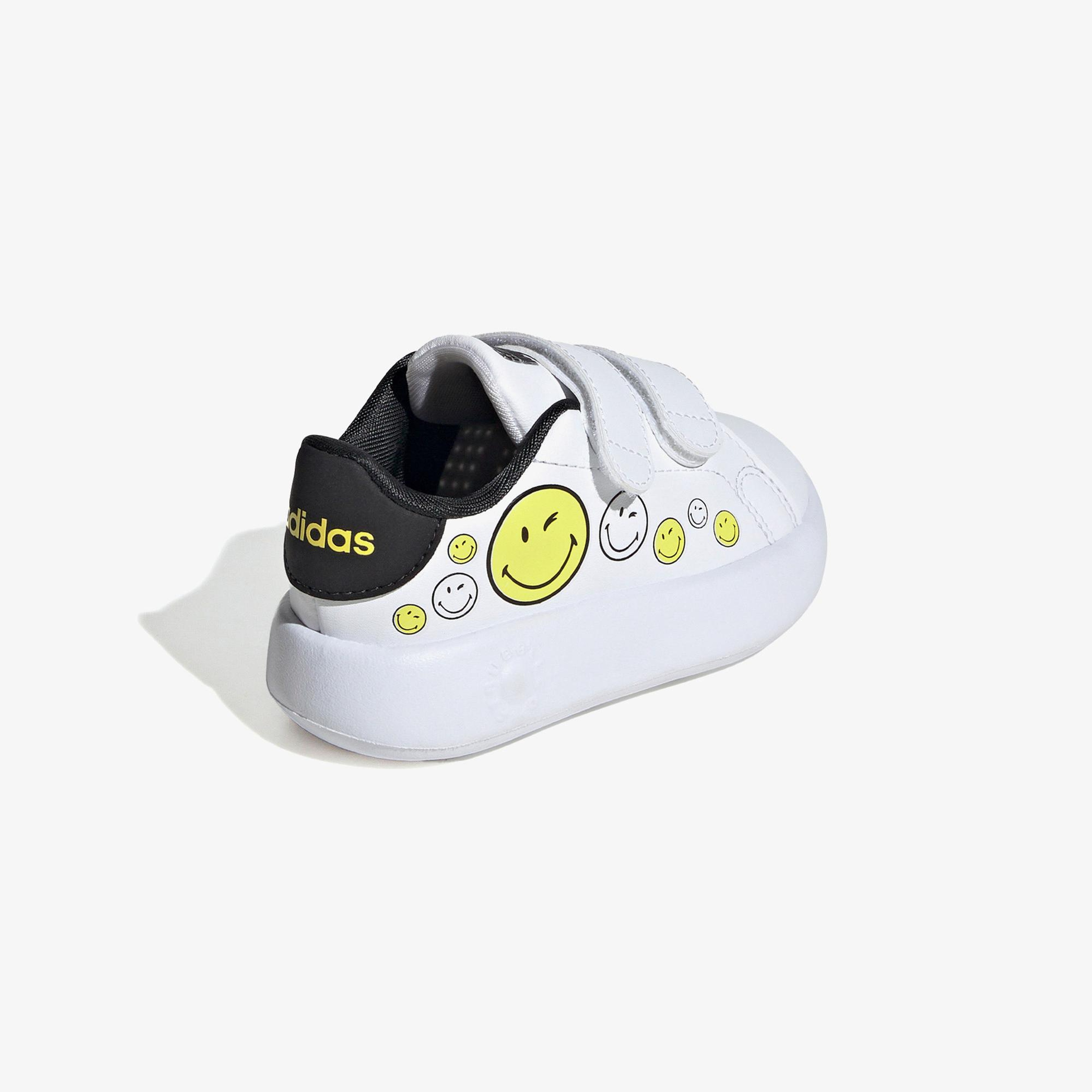 adidas Advantage Smiley Çocuk Beyaz Sneaker