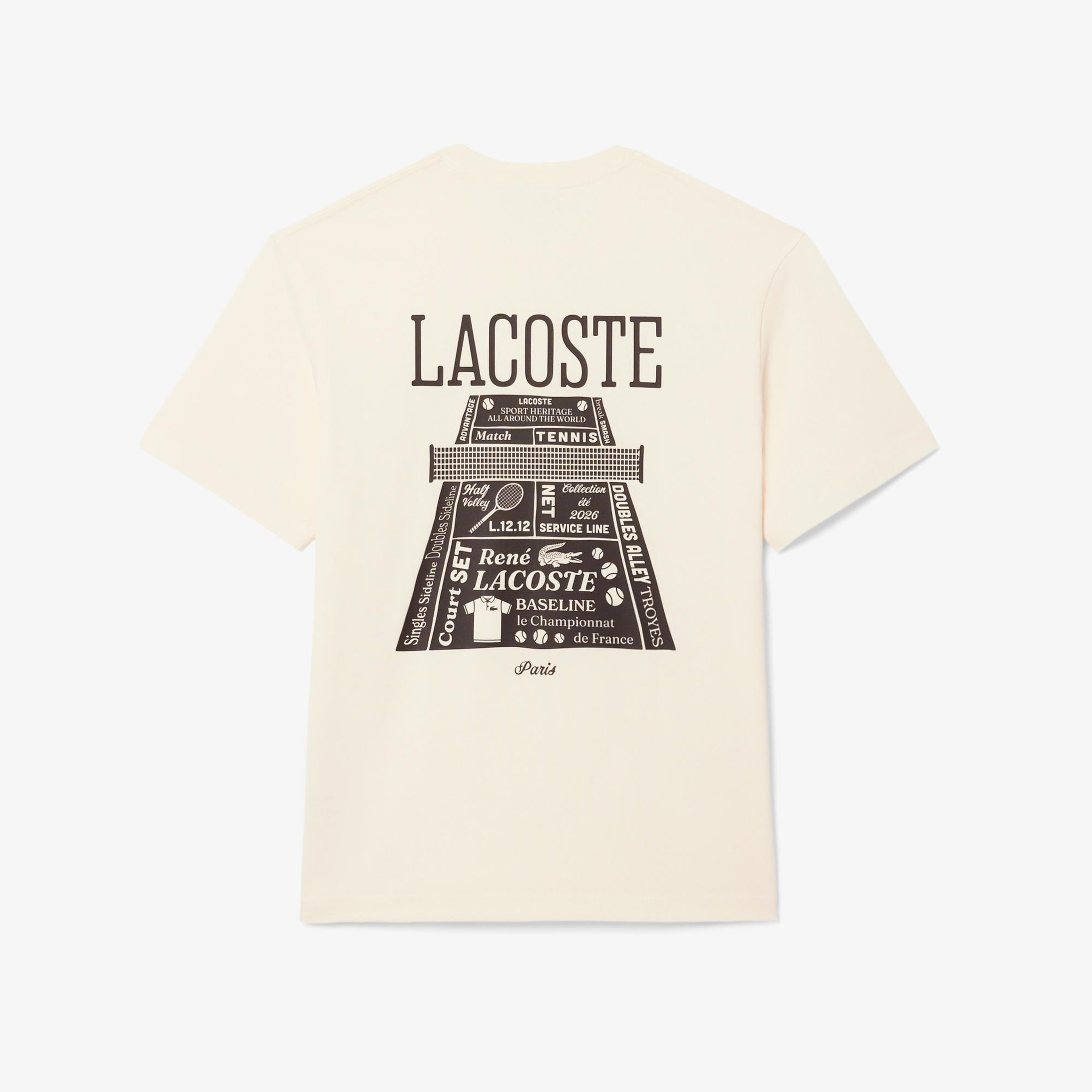 Lacoste Erkek Classic Fit Bisiklet Yaka Sarı T-Shirt